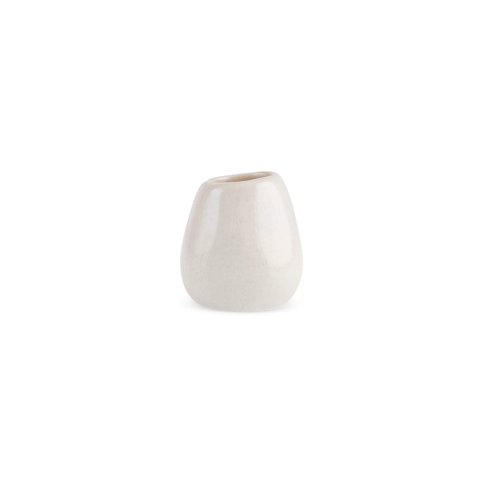 Karaca Earth Collection New Cupid Reactive Glaze Toothpick Holder, 5cm, Beige White - Image 4