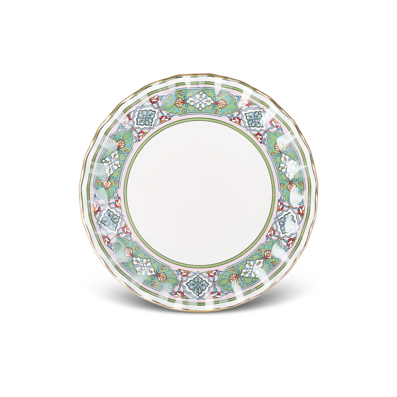 Karaca Cybele 7 Piece Glass Cake Stand Serveware Set for 6 People, Multi - Image 8