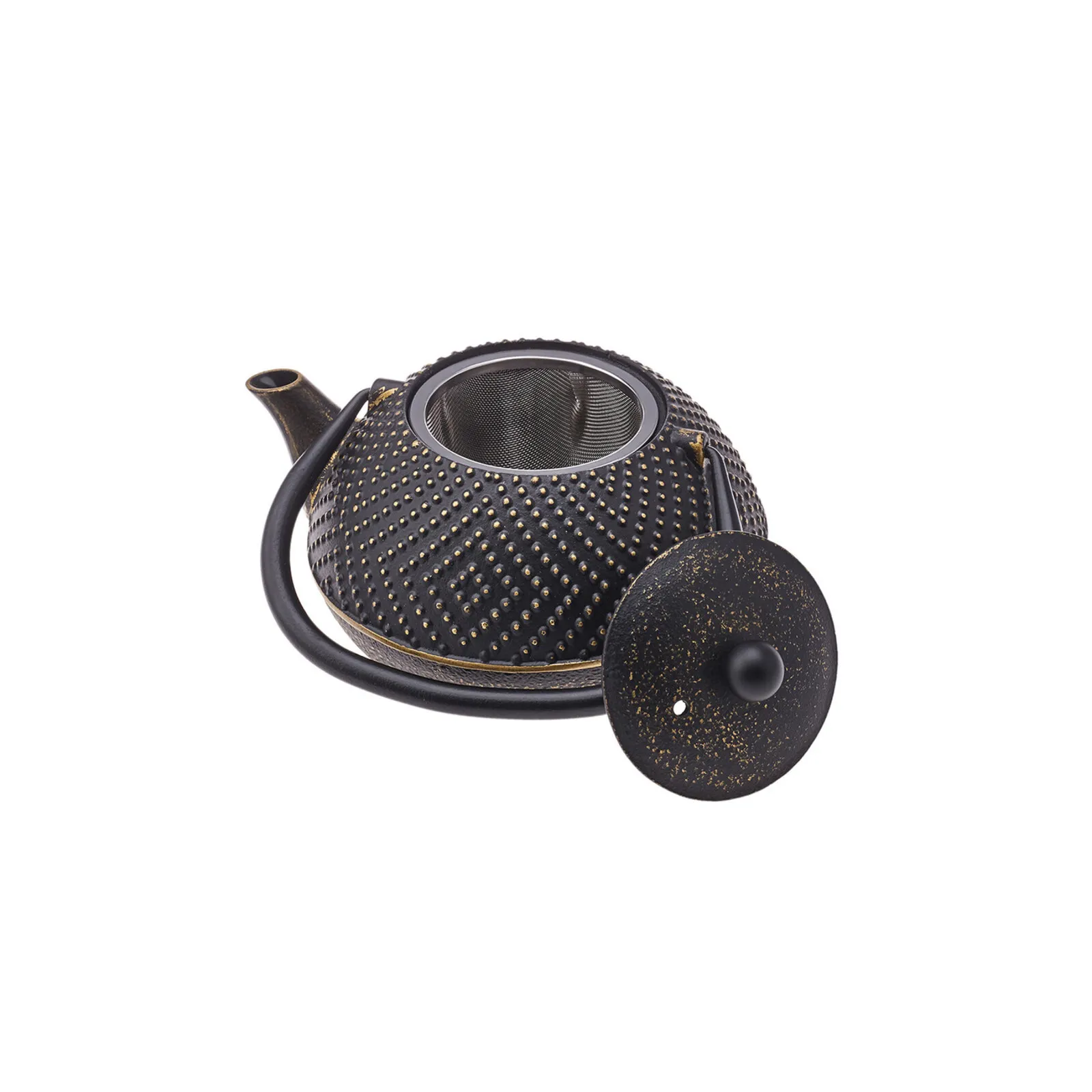 Karaca Dark Gold Cast Iron Induction Teapot, 900ml, Black Gold - Image 6