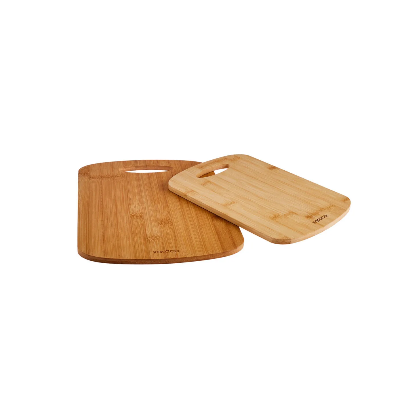 Karaca Defne 2 Piece Bamboo Chopping Board, Wood - Image 4