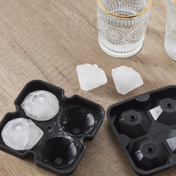 Karaca Diamond Ice Cube Tray, Black