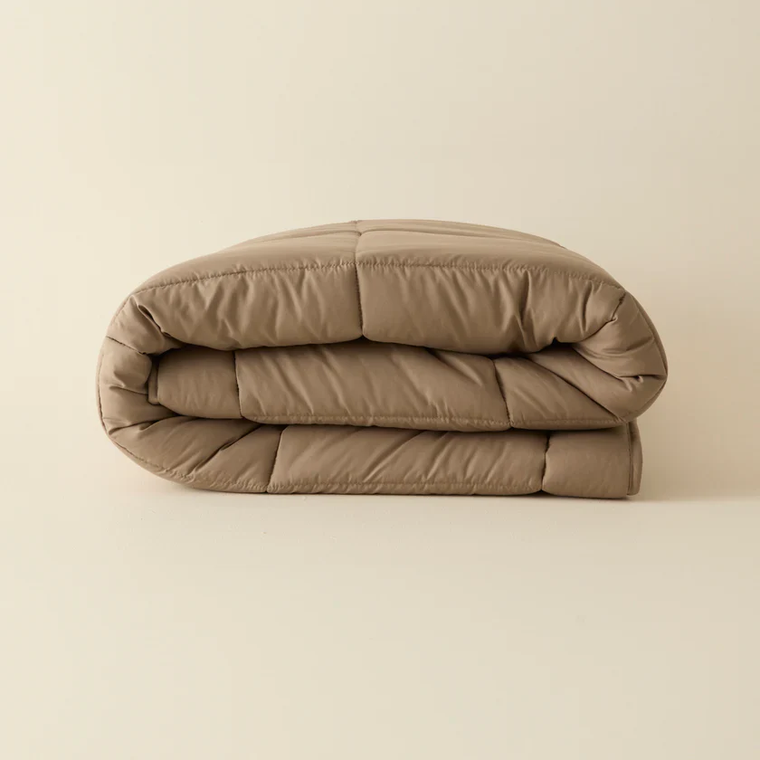 Karaca Home Double Face Duvet, 155x220cm, Beige-Mocha - Image 3
