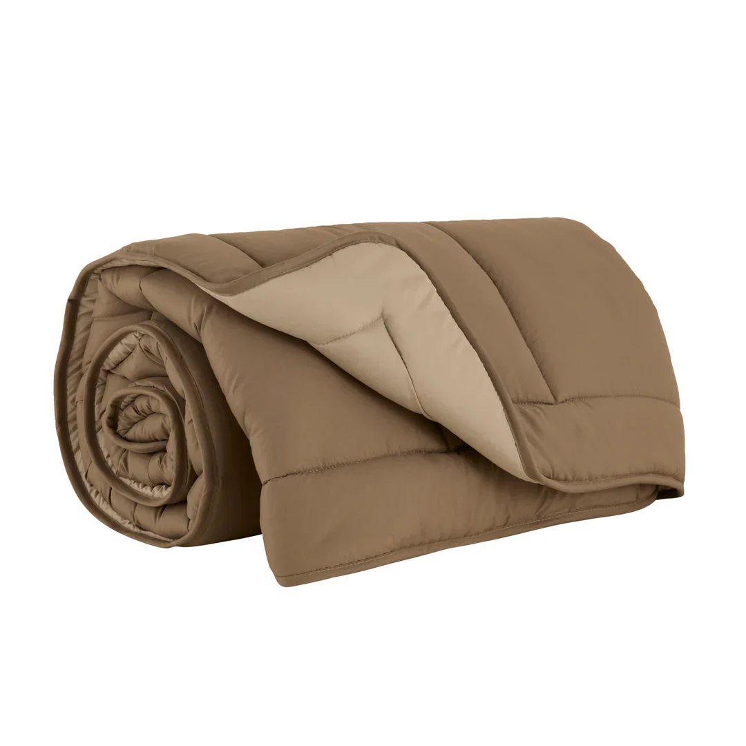 Karaca Home Double Face Duvet Cover, 200x200cm, Beige-Mocha - Image 8