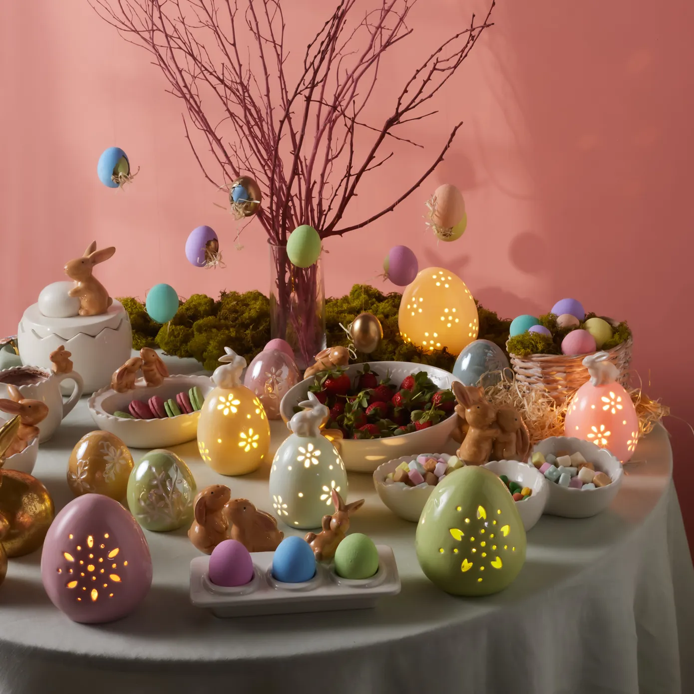 Karaca Easter Decorative Trinket, 9cm, Blue - Image 2