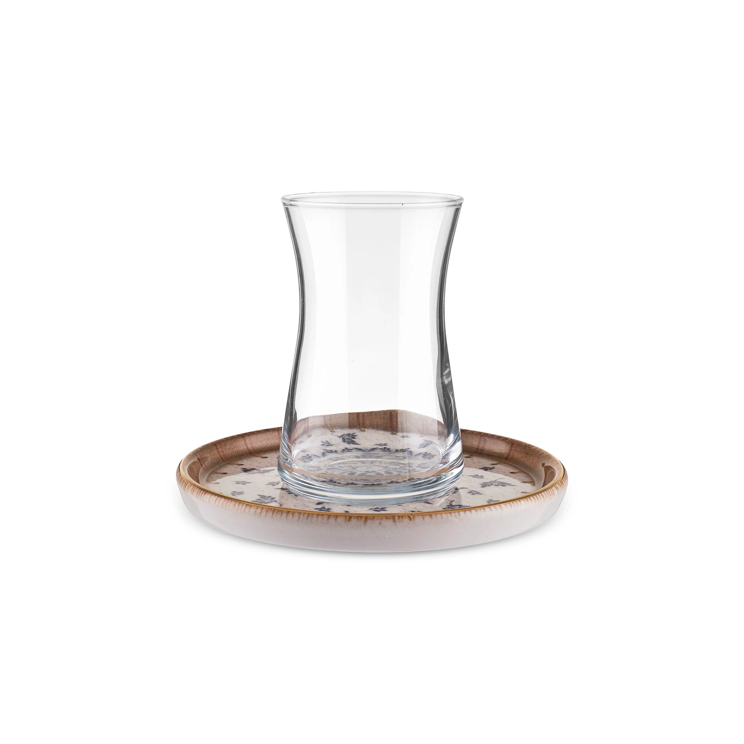 Karaca Elena 12-Piece Glass Turkish Tea Set for 6 People, 170ml, Multi - Image 6