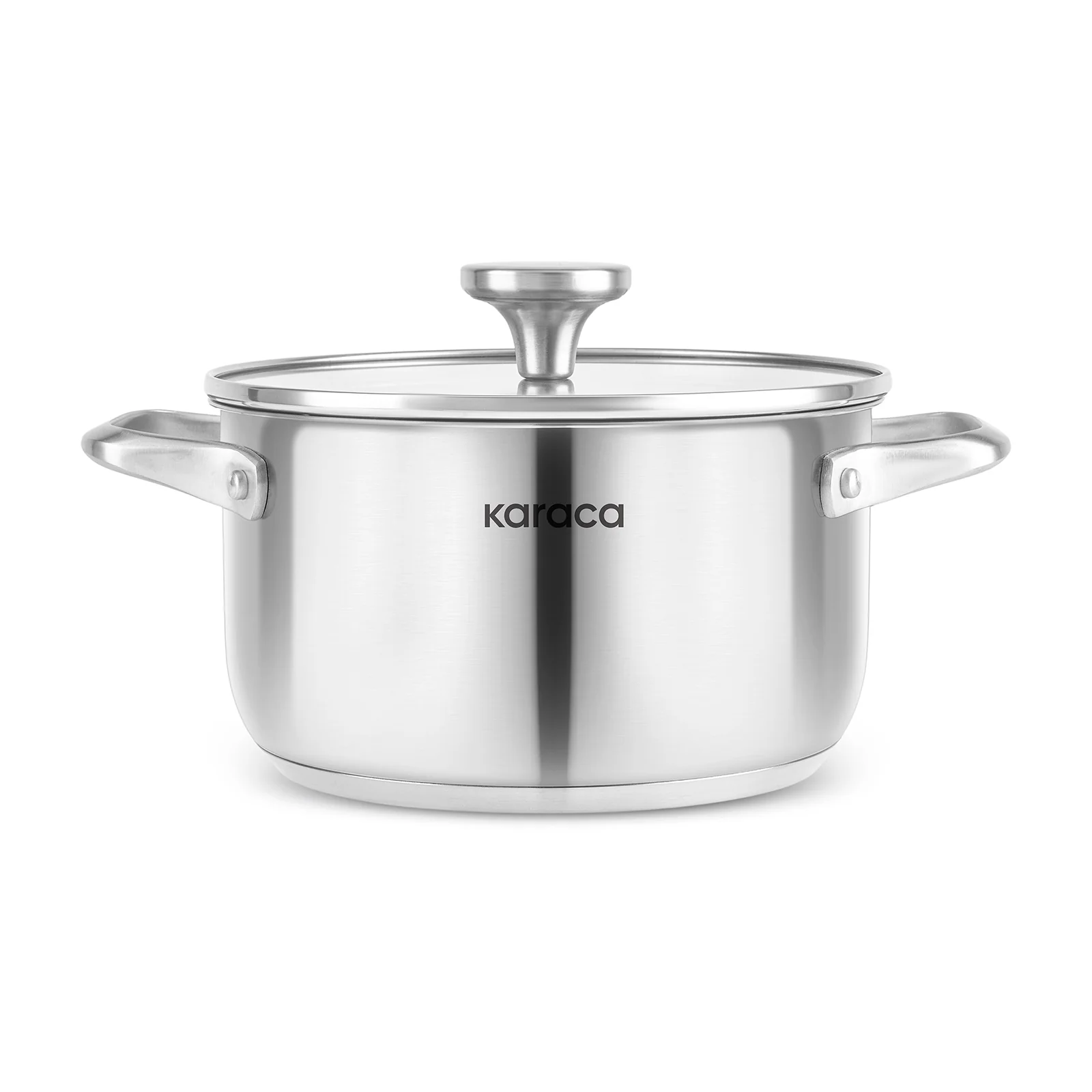 Karaca Elite Stainless Steel Induction Stock Pot & Lid, 22cm, Silver - Image 6