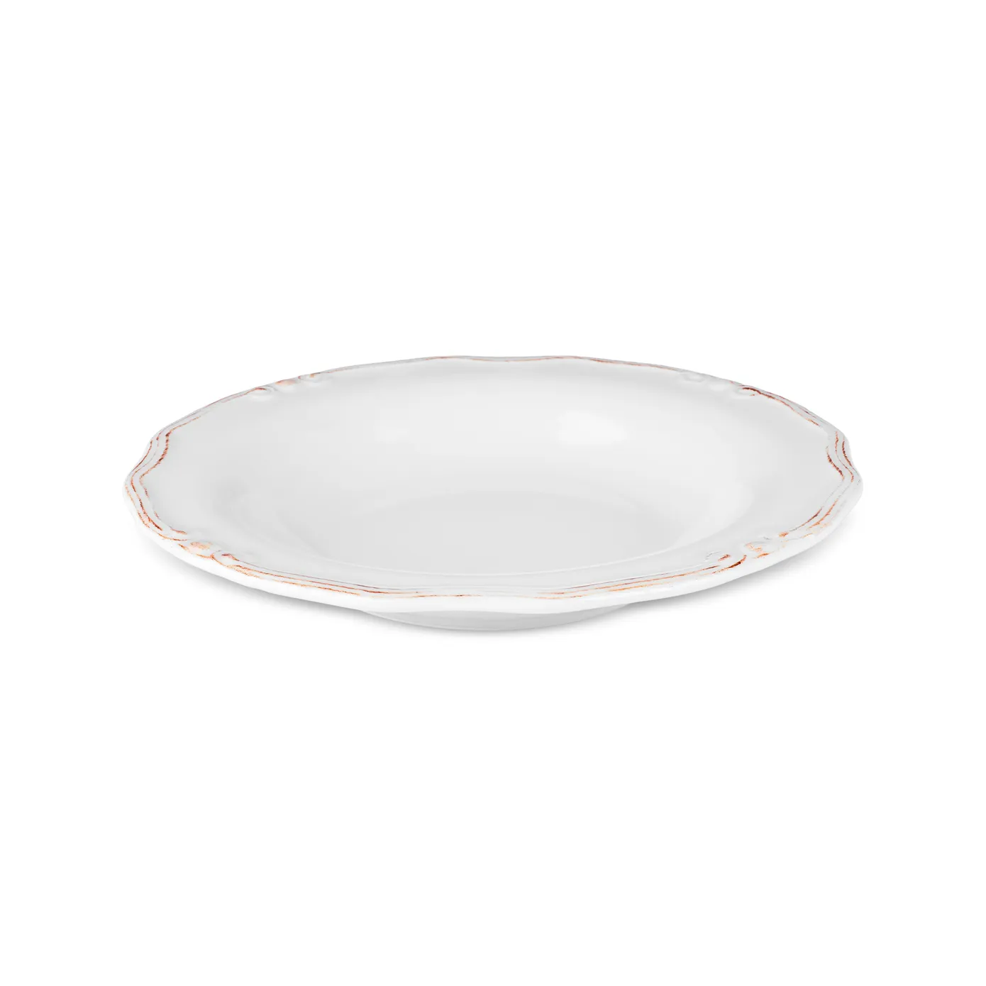 Karaca Elizabeth Ceramic Pasta Bowl, 22cm, Ecru - Image 6