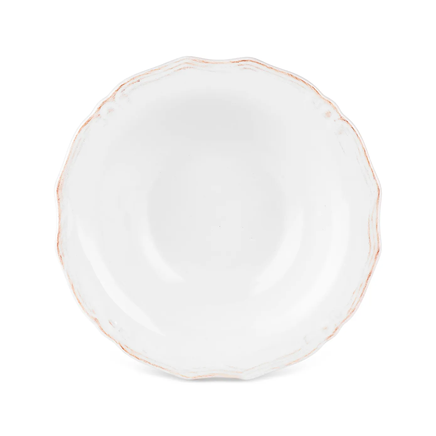 Karaca Elizabeth Ceramic Salad Bowl, 26cm, Ecru - Image 4