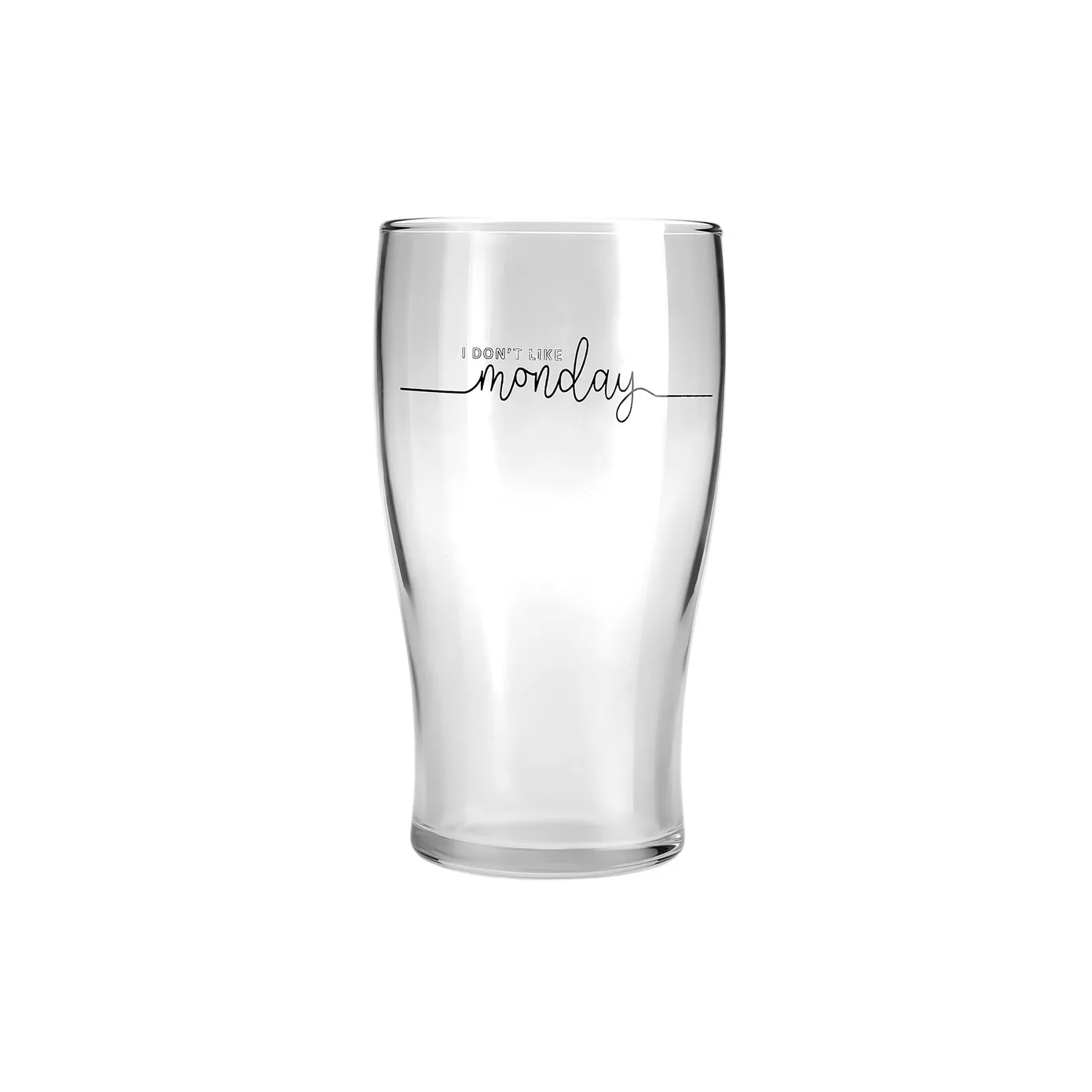 Karaca Eloy 2 Piece Glass Beer Glass Set, 454ml, Black - Image 3