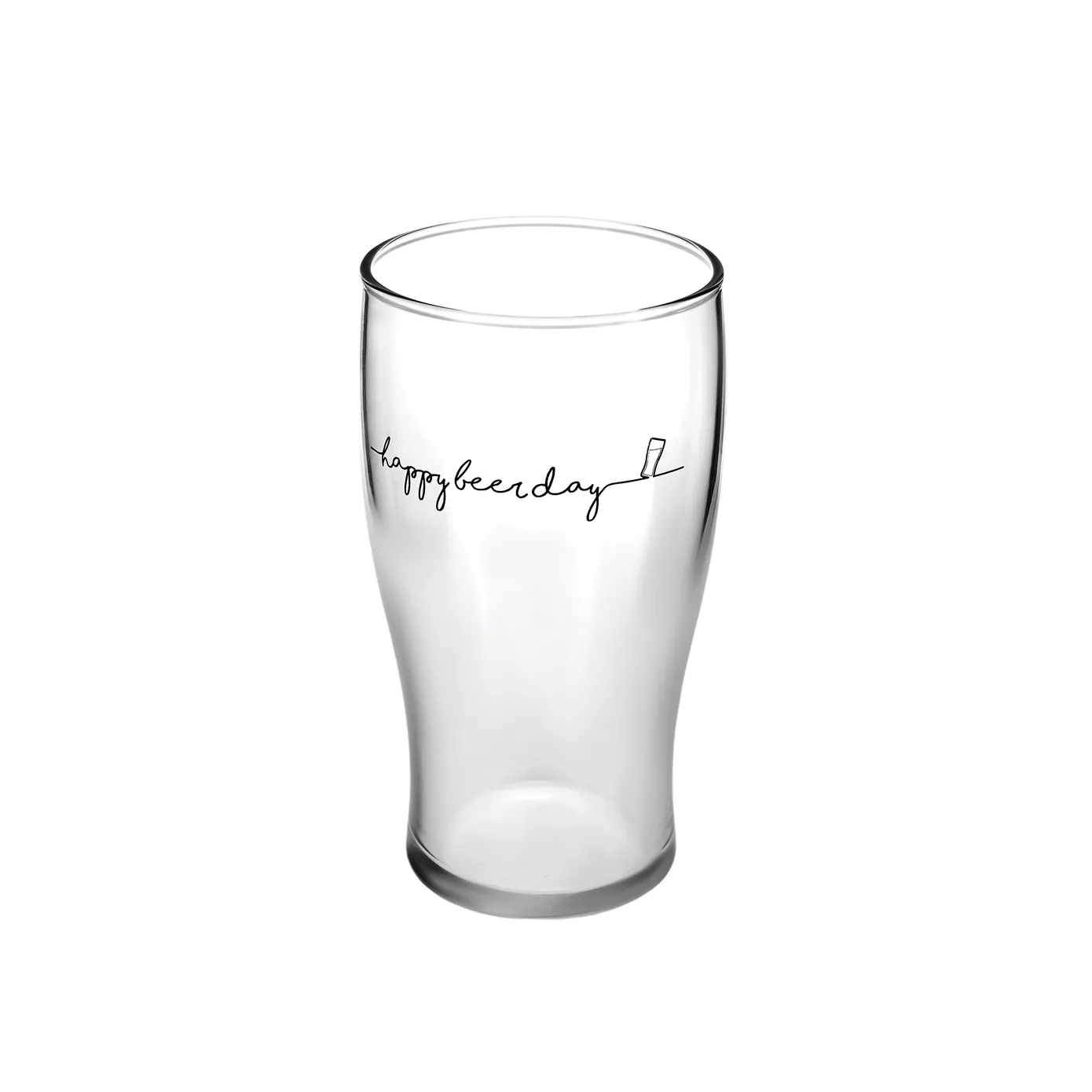 Karaca Eloy 2 Piece Glass Beer Glass Set, 454ml, Black - Image 4
