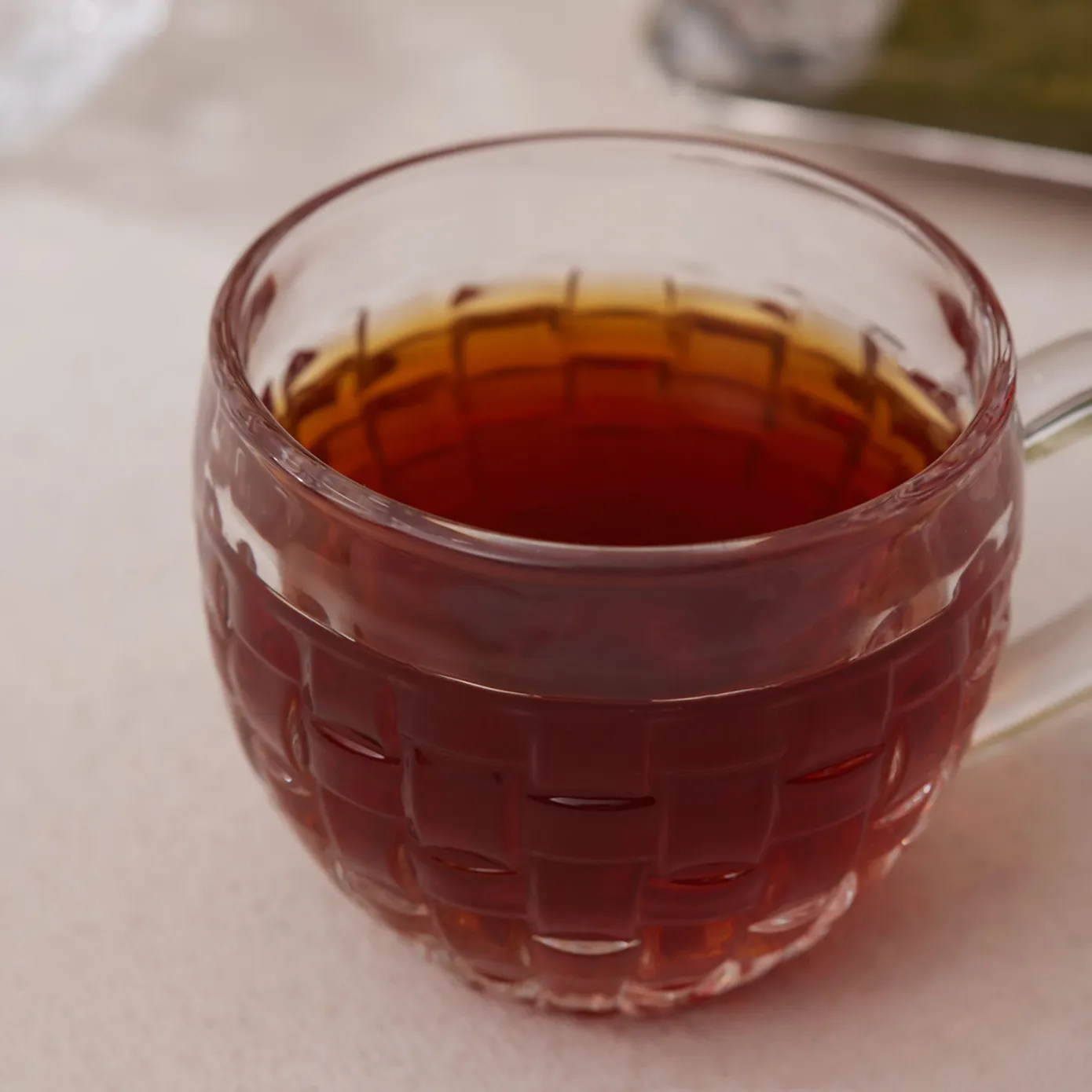 Karaca Emel 4-Piece Glass Tea Cup Set, 180ml, Clear - Image 5