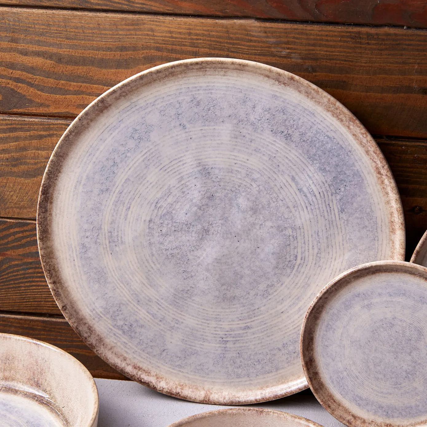Karaca Ephesus Ceramic Side Plate, 14cm, White Multi - Image 2