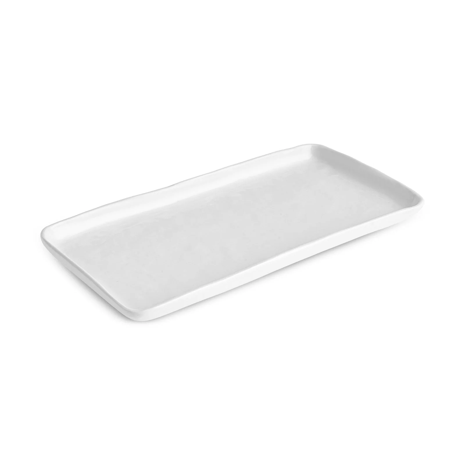 Karaca Epsilon Porcelain Rectangle Serving Platter, 26cm, White - Image 2
