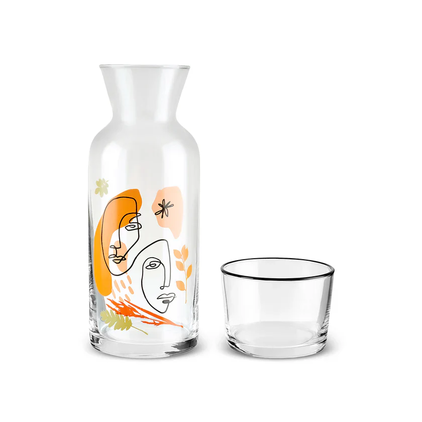 Karaca Face 5-Piece Tumbler Glass Set, Multi - Image 11