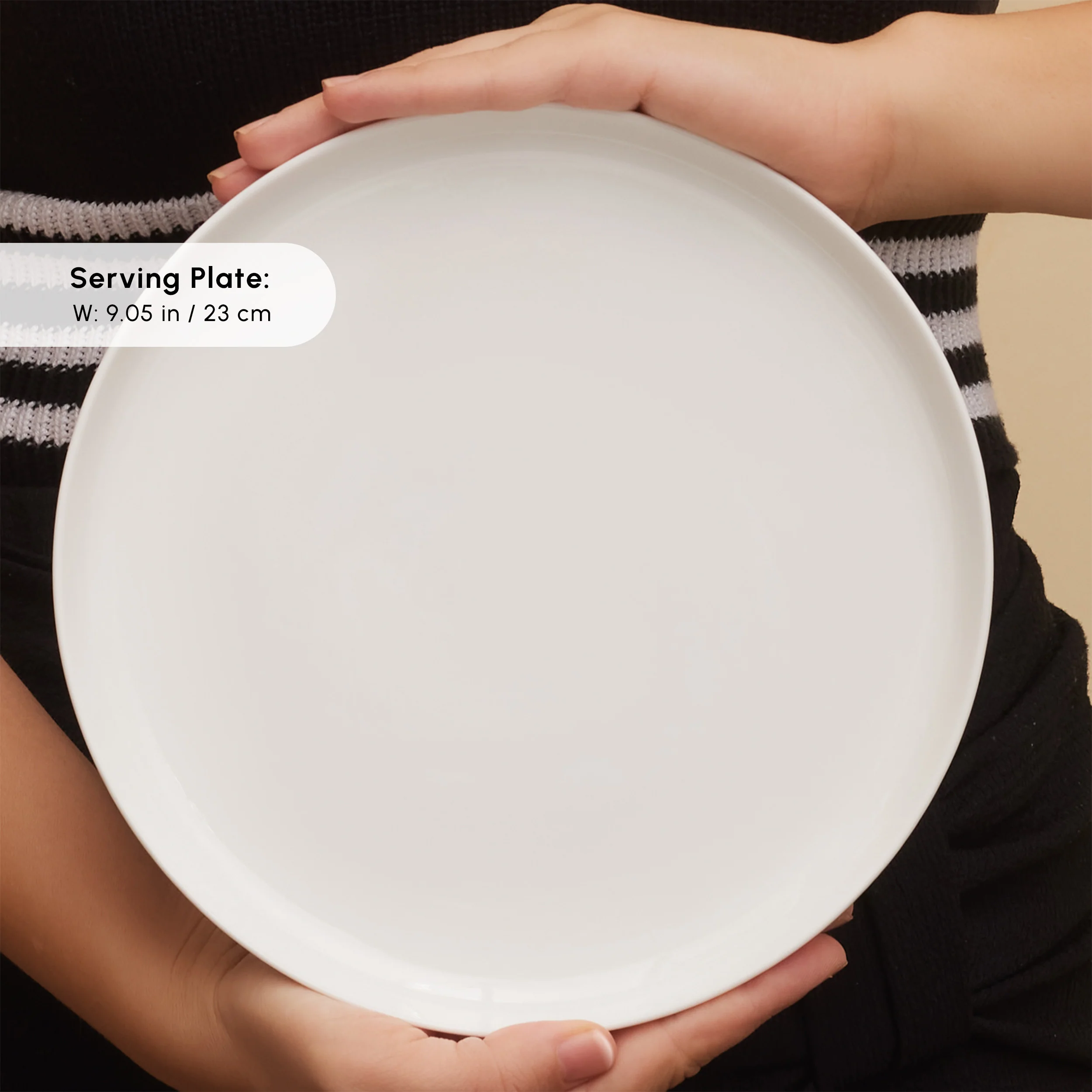 Karaca Stream Pure Favaro 38-Piece Serveware Set for 6 People, White - Image 7