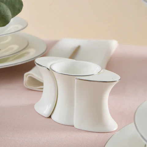 Karaca Fine Pearl Extra Argento 55-Piece Dinner Set for 12 People, Platin - Image 9