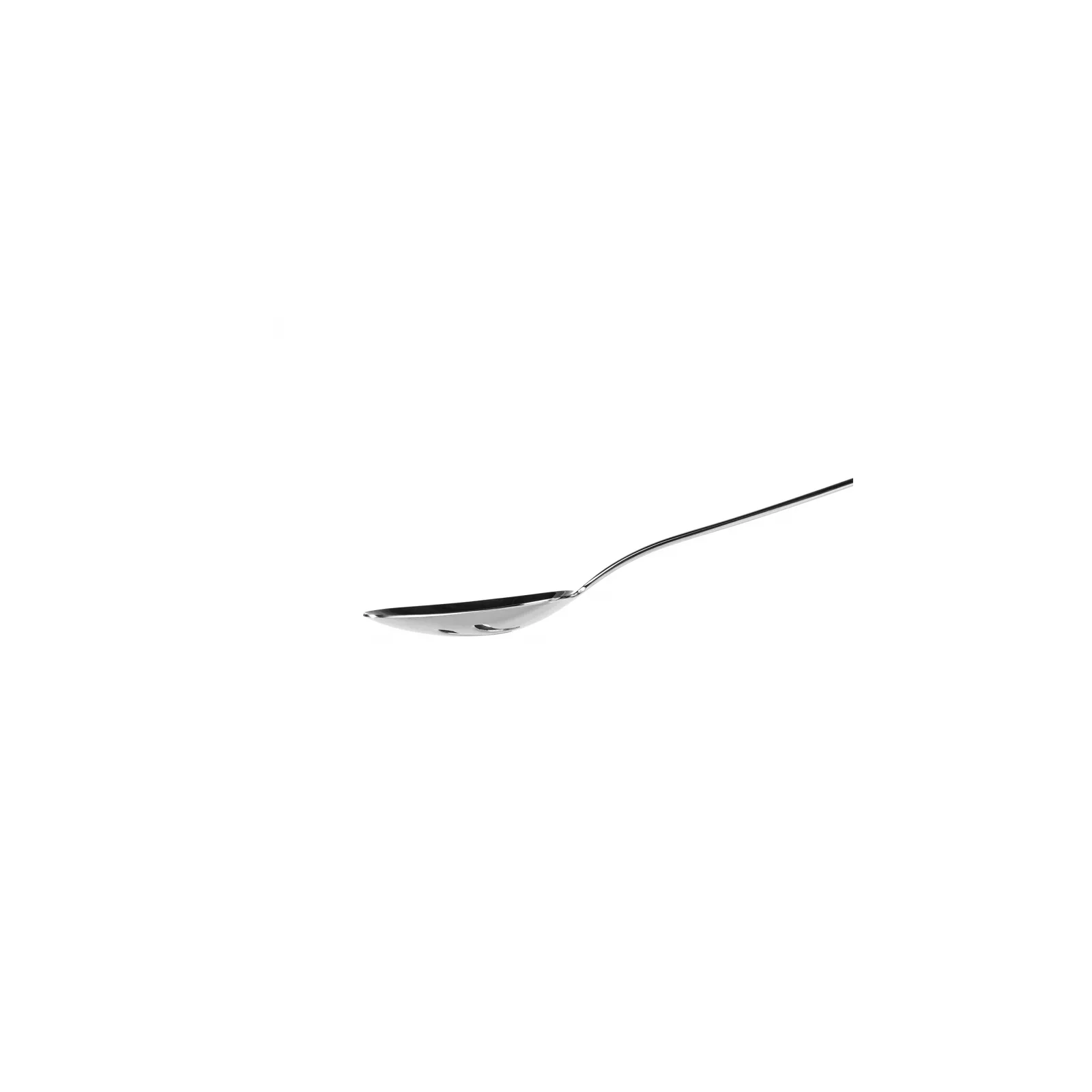 Karaca Flame Stainless Steel Slotted Serving Spoon, Silver - Image 2