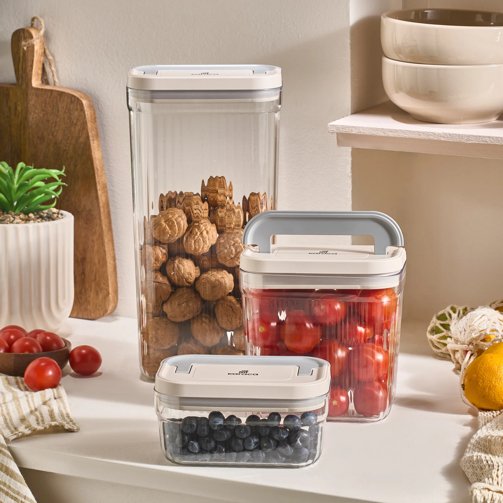 Karaca Flex 2-Piece Storage Container, 3200ml, Clear - Image 6