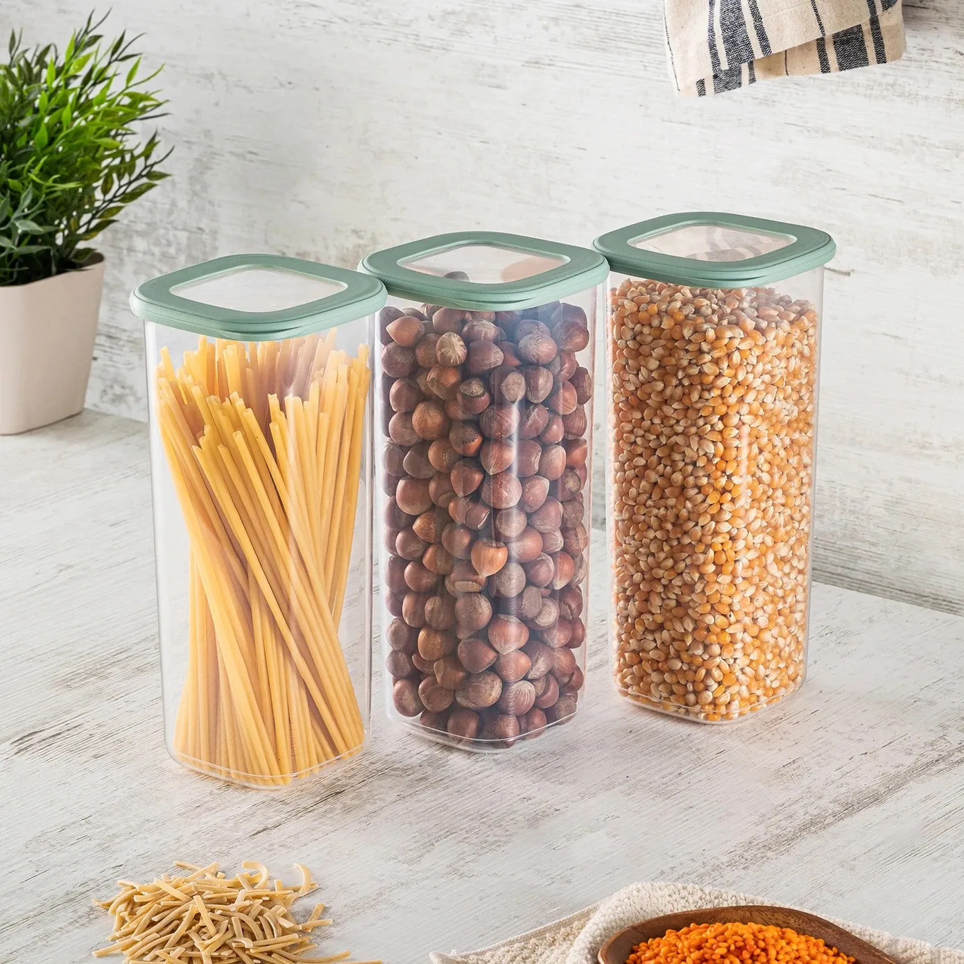 Karaca Forbs 12 Piece Storage Container, Multi - Image 5