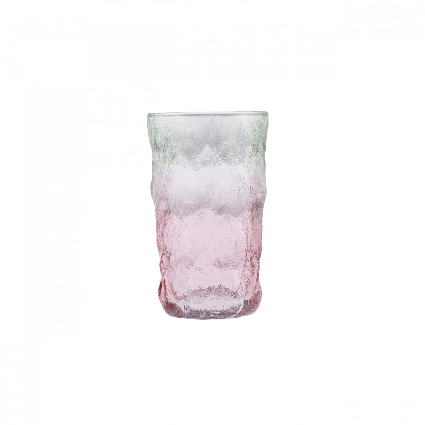 Karaca Glacier Glass Highball Glass, 383ml, Red Green - Image 5