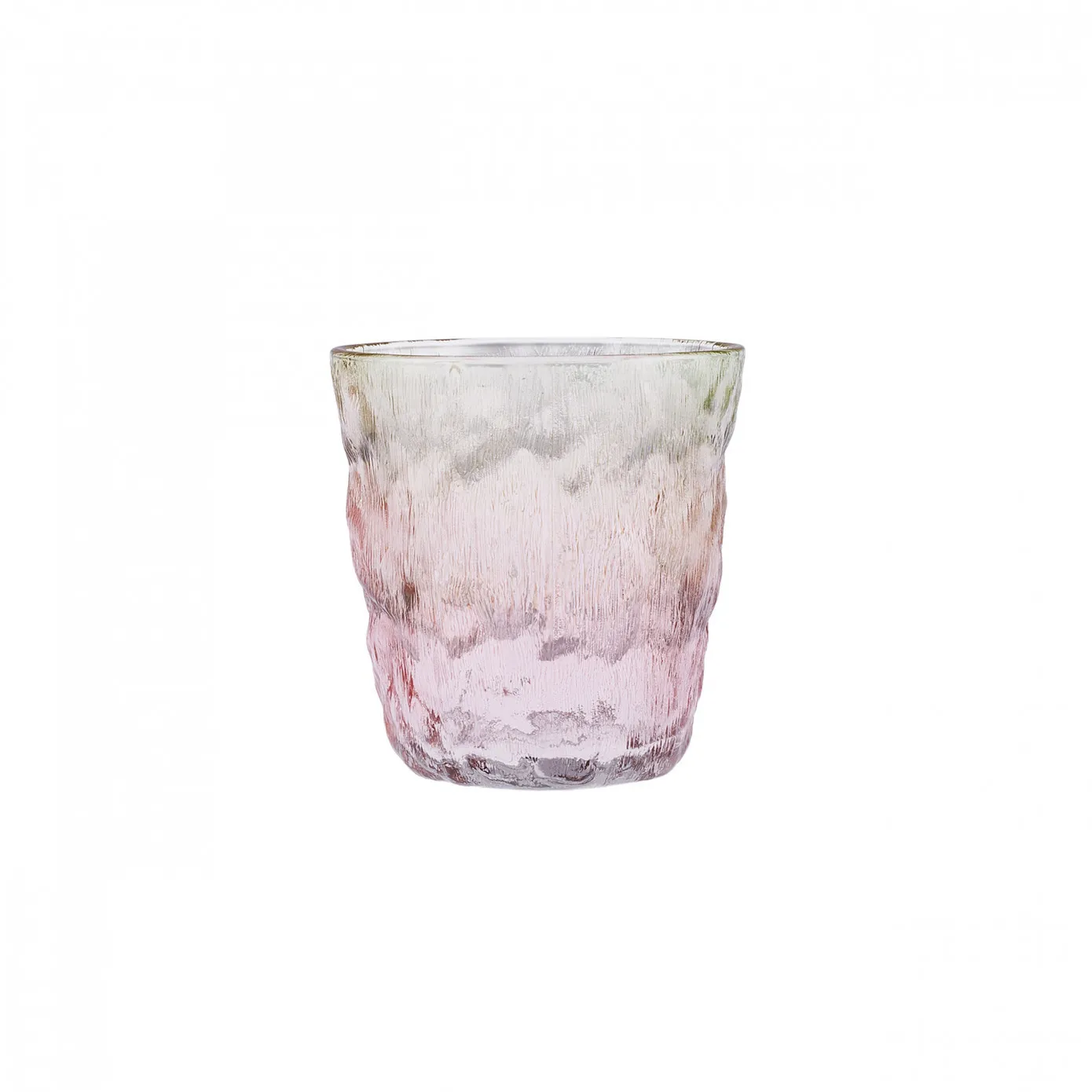 Karaca Glacier Glass Tumbler Glass, 287ml, Red Green - Image 6