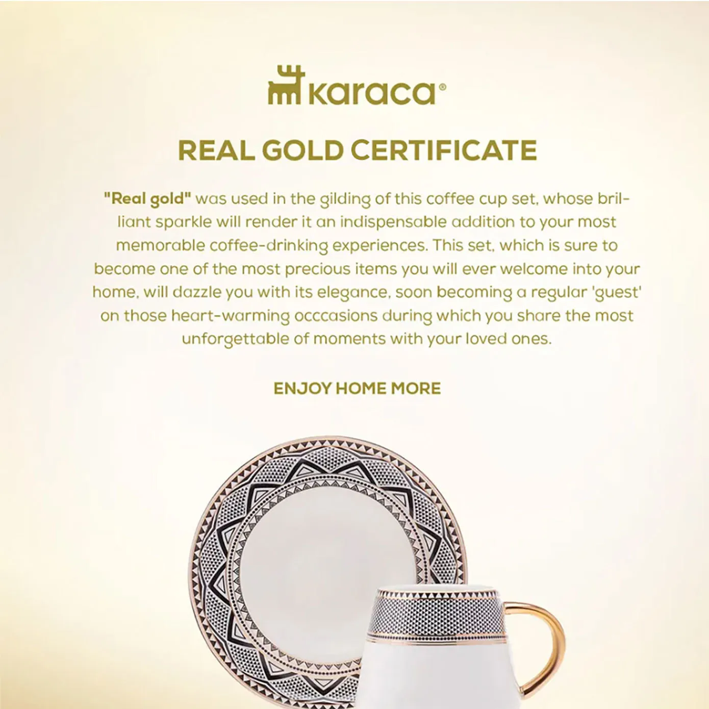 Karaca Globe 12-Piece Porcelain Espresso Turkish Coffee Cup Set for 6 People, 80ml, Multi - Image 9