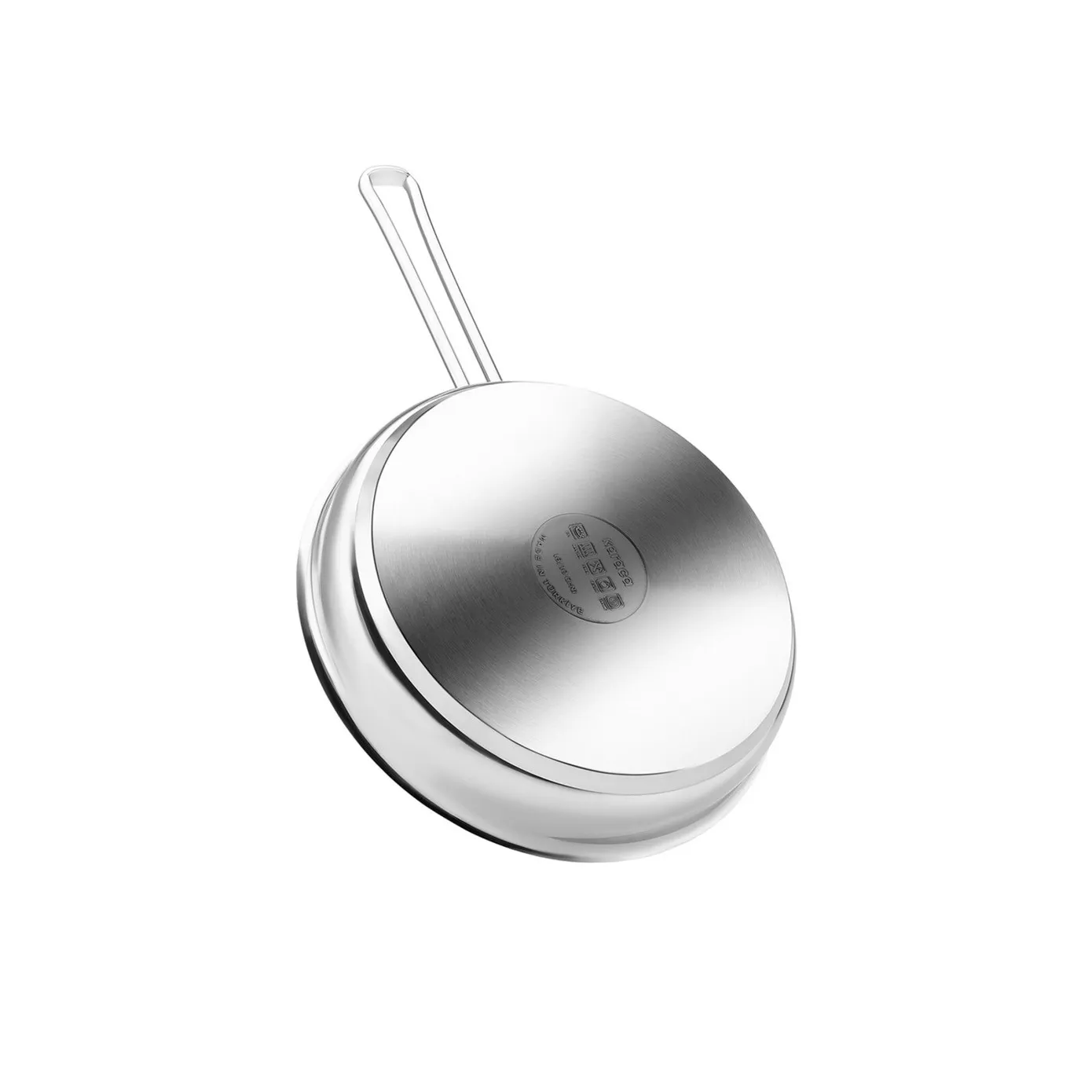 Karaca Grace Stainless Steel Induction Mini Frying Pan, 14cm, Silver - Image 3