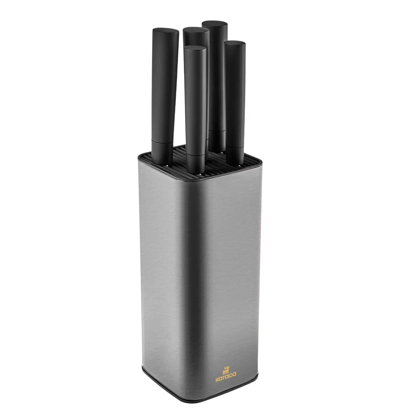 Karaca Grammy Knife Block Set, 5 Piece, Inox Black - Image 5