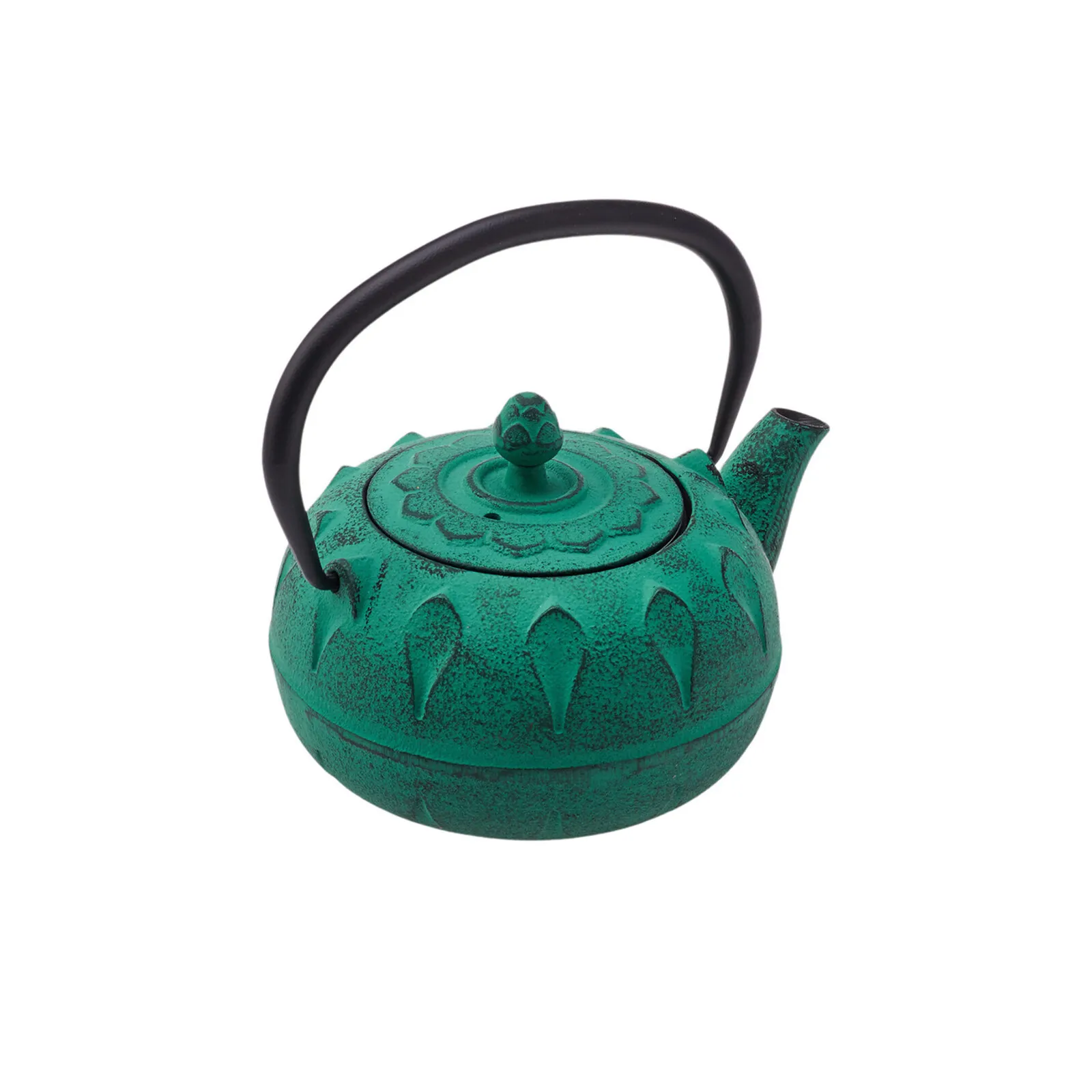 Karaca Greenish Cast Iron Induction Teapot, 600ml, Green Black - Image 5