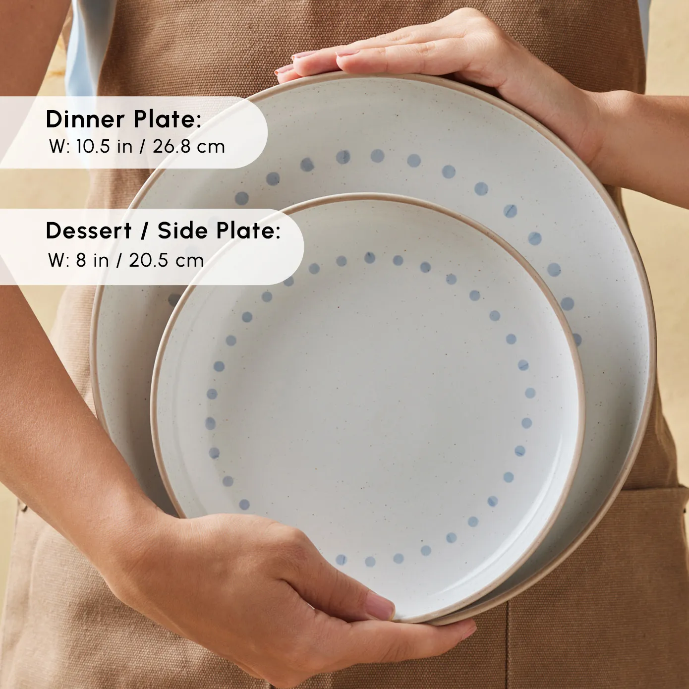 Karaca Haag 16-Piece Stoneware Dinner Set for 4 People, Multi - Image 9