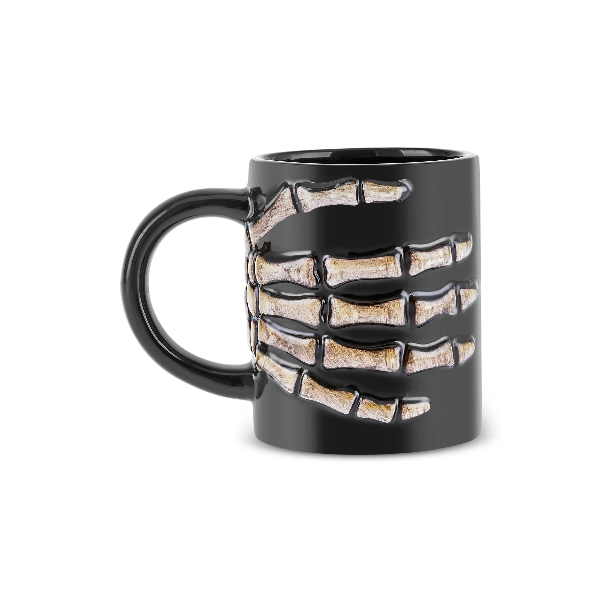 Karaca Halloween Bones Ceramic Mug, 460ml, Multicolour - Image 3