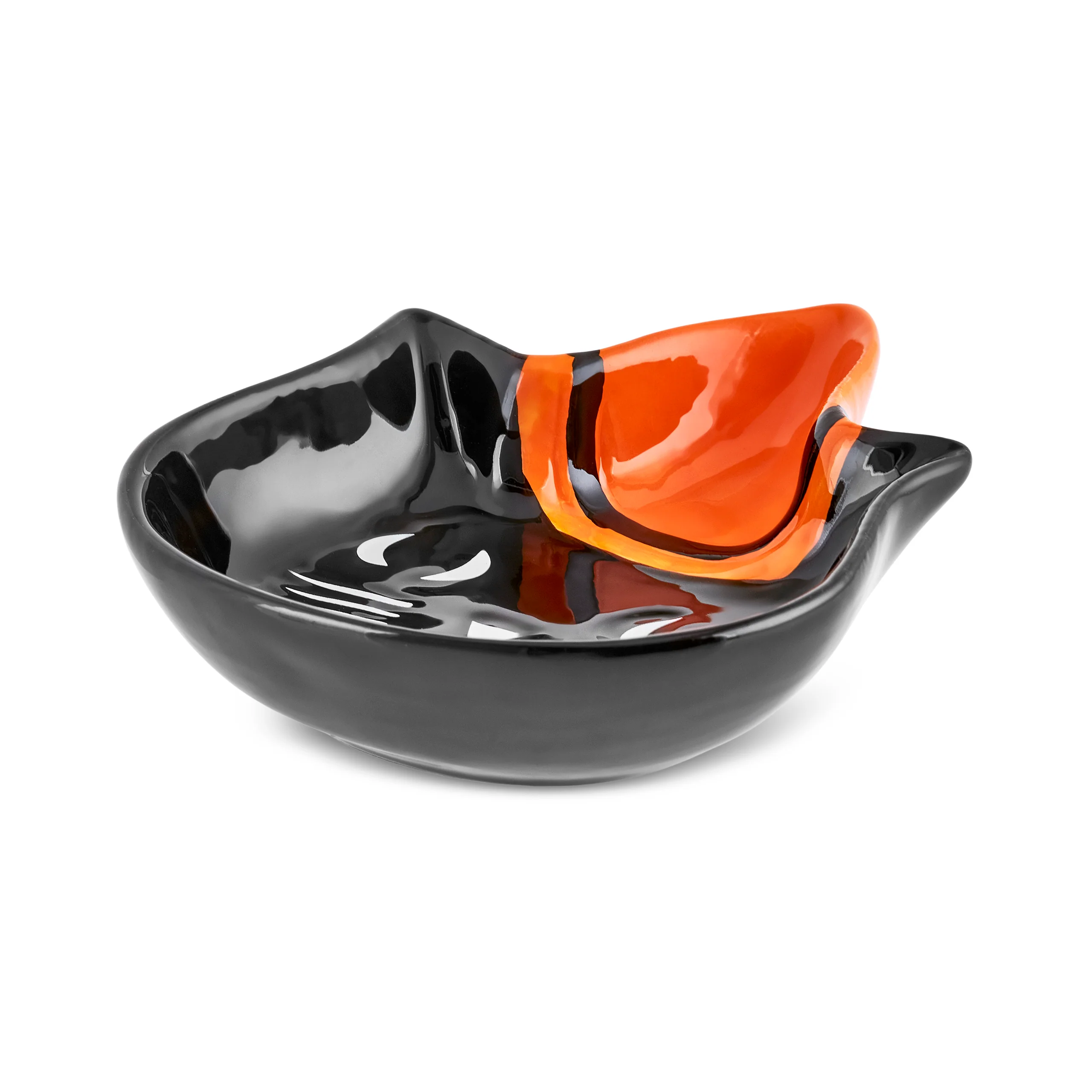 Karaca Halloween Catspy Ceramic Snack Bowl, 12cm, Multicolour - Image 3