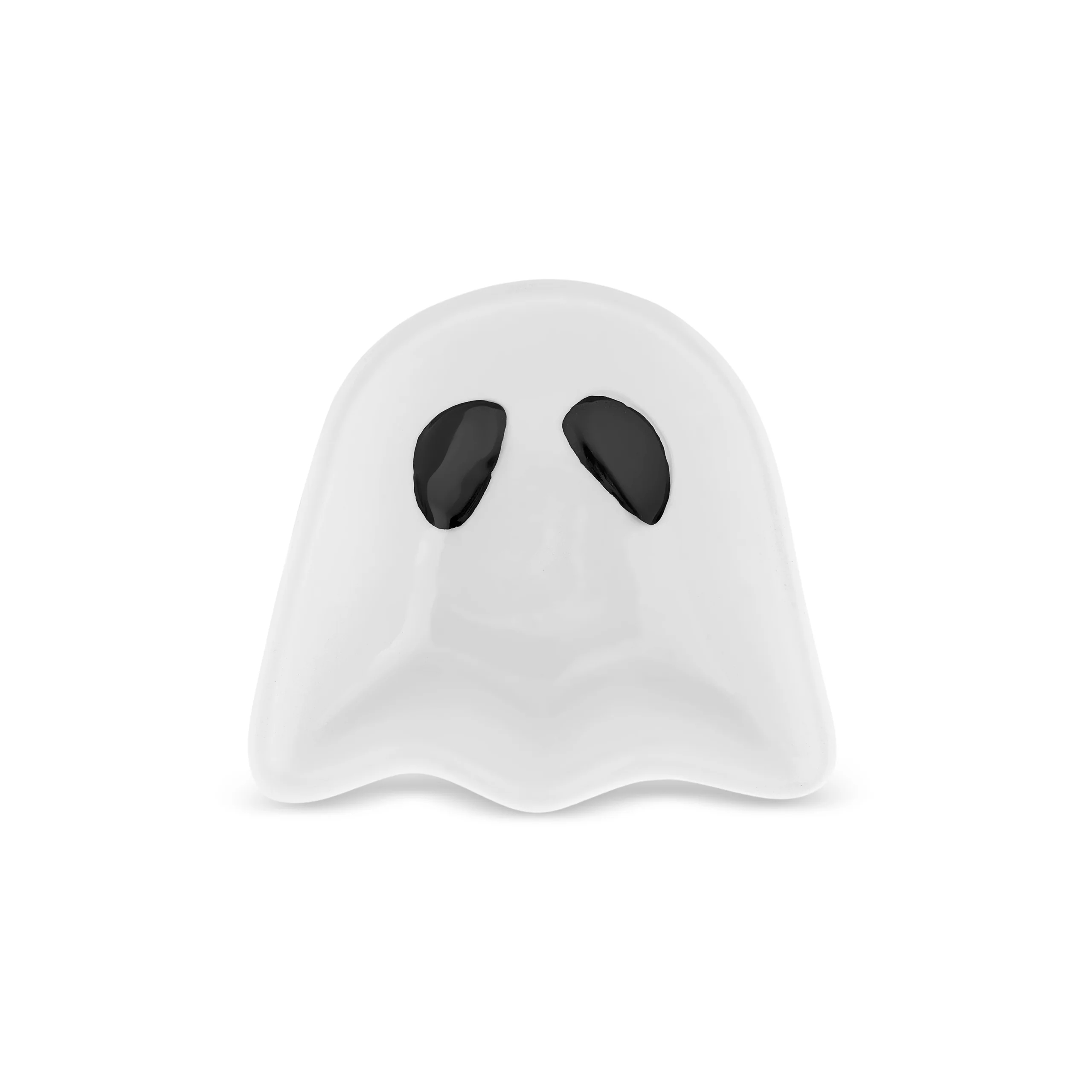 Karaca Halloween Tiny Ghosts Ceramic Snack Bowl, 8cm, Black White - Image 2