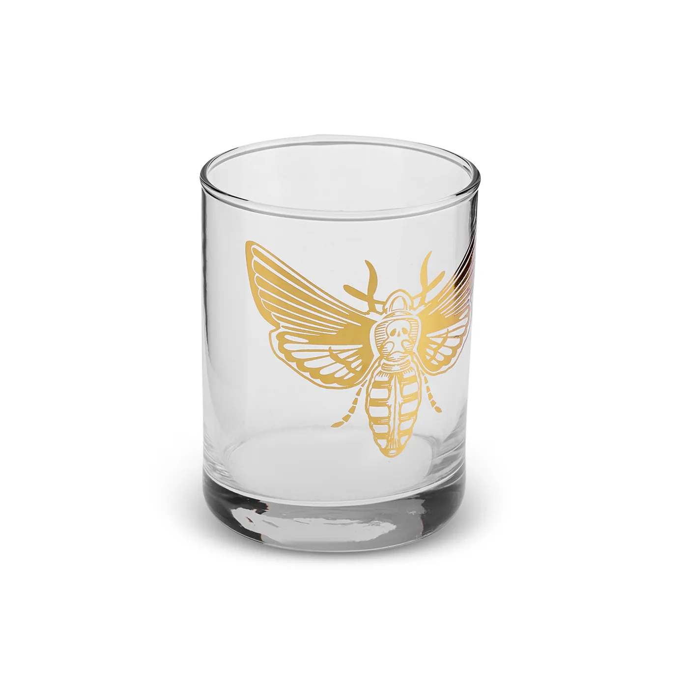 Karaca Halloween Beetle Glass Tumbler Glass, 380ml, Gold - Image 2
