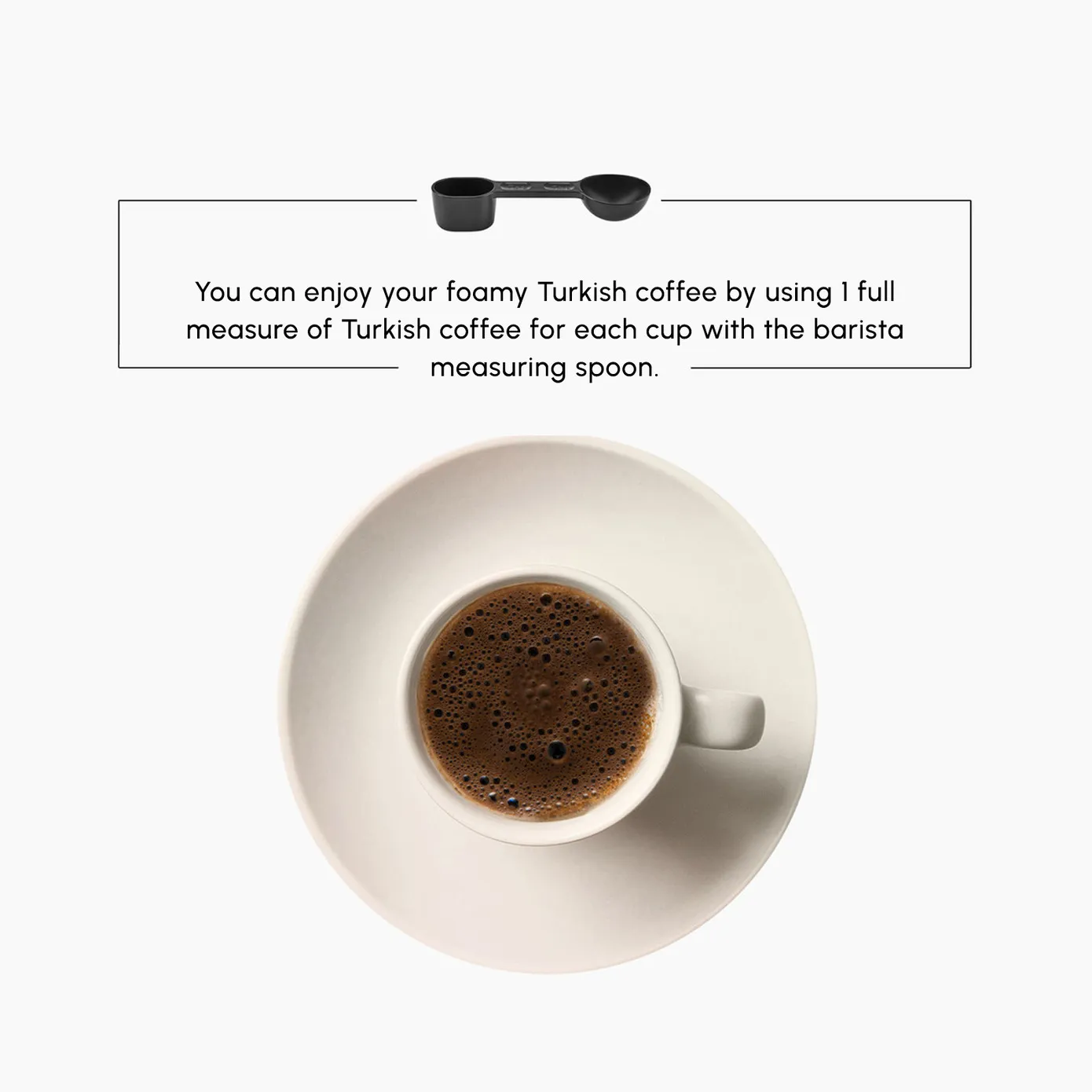 Karaca Hatır Barista Cappuccino and Turkish Coffee Maker, 735W, Pearl White - Image 12