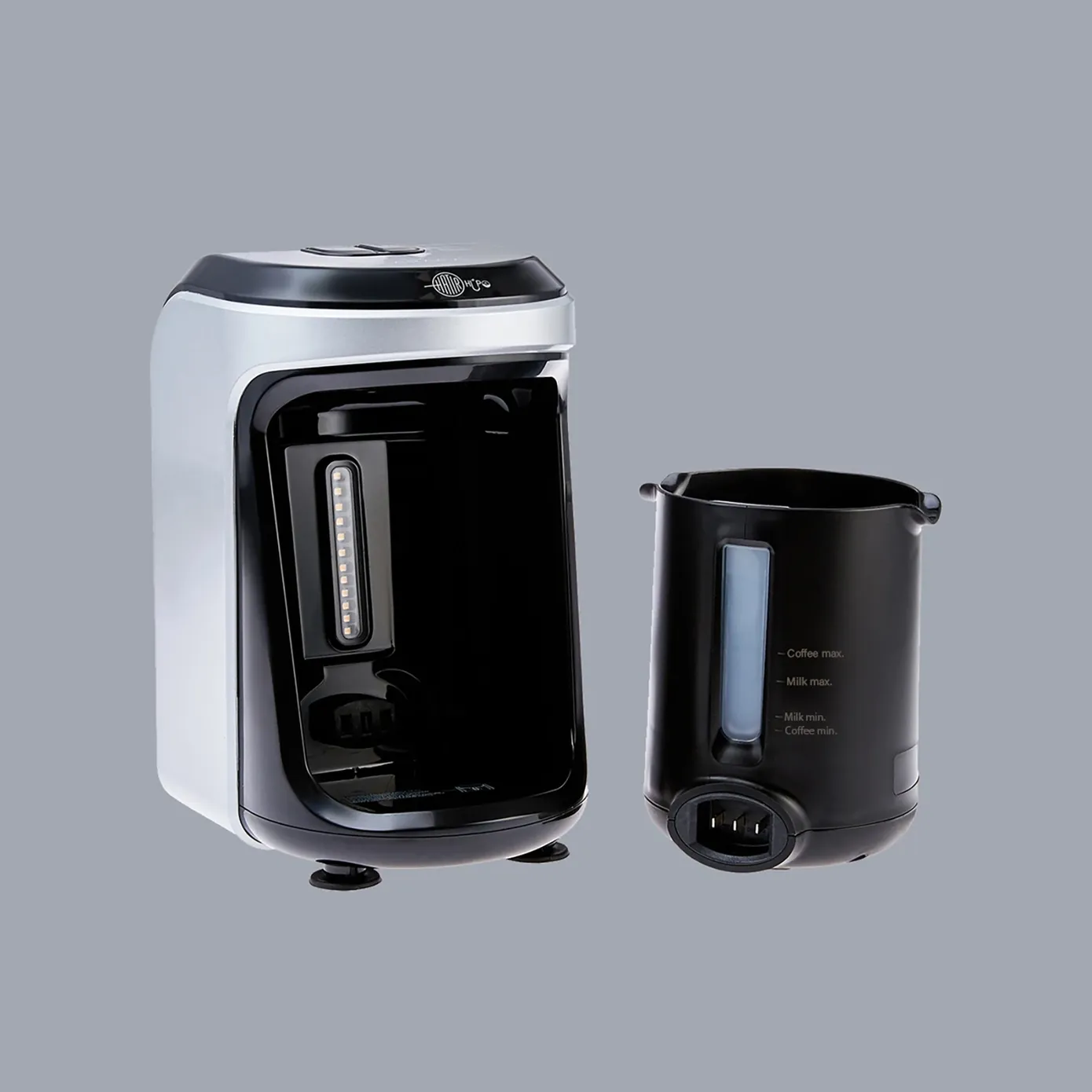 Karaca Hatır Hüps Turkish Coffee Maker and Milk Steamer, 535W, Silver - Image 8