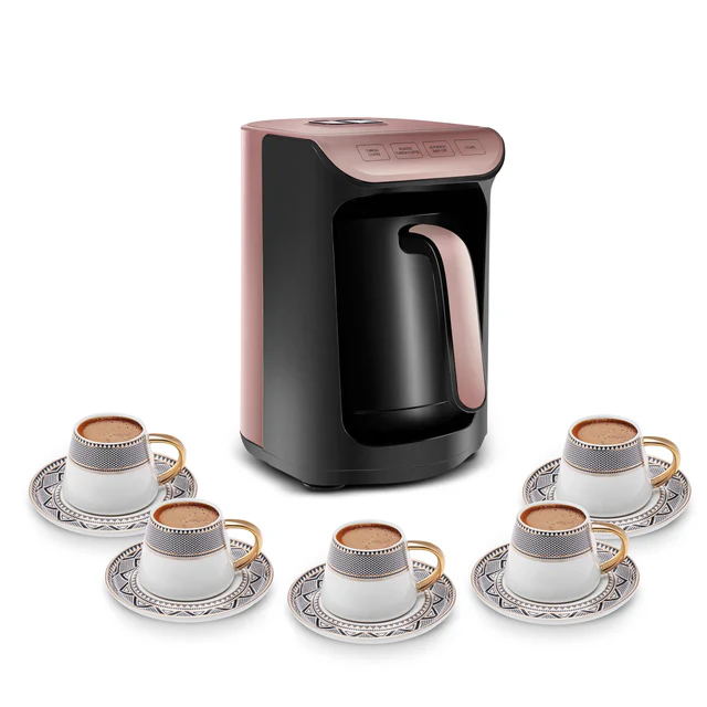 Karaca Hatır Köz Milky Turkish Coffee Maker, 535W, Rose Gold - Image 3