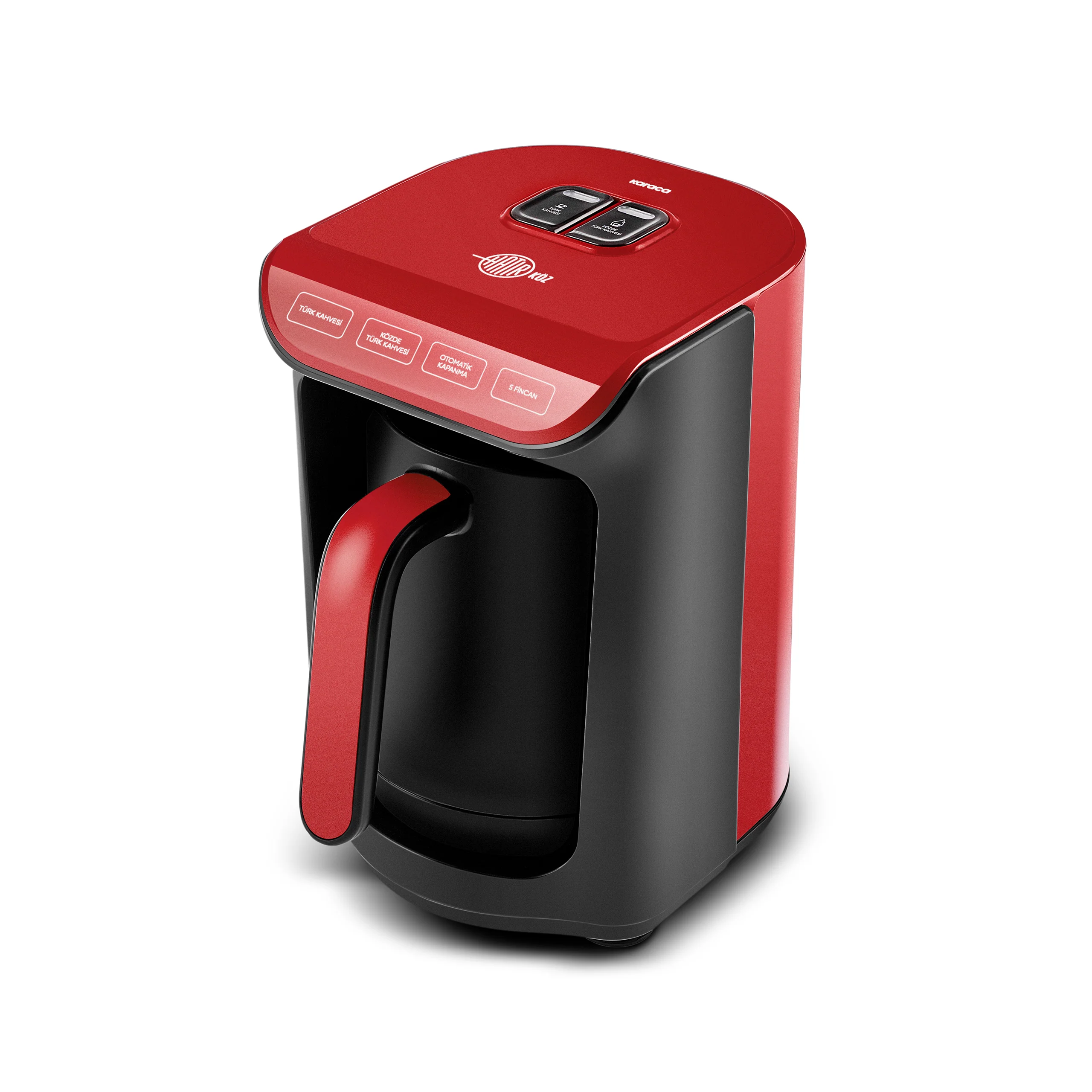 Hatır Köz Turkish Coffee Maker, 535W, Cherry Red - Image 3