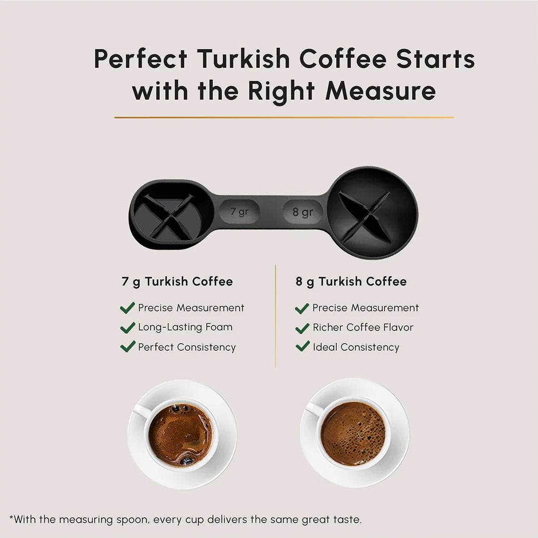 Hatır Köz Turkish Coffee Maker, 550W, Shiny Black - Image 10