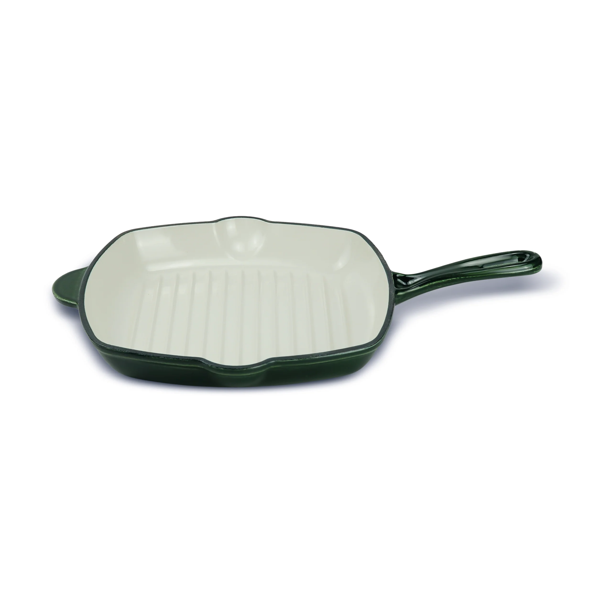 Karaca Heritage Enamelled Cast Iron Grill Pan, 26 cm, Green - Image 7
