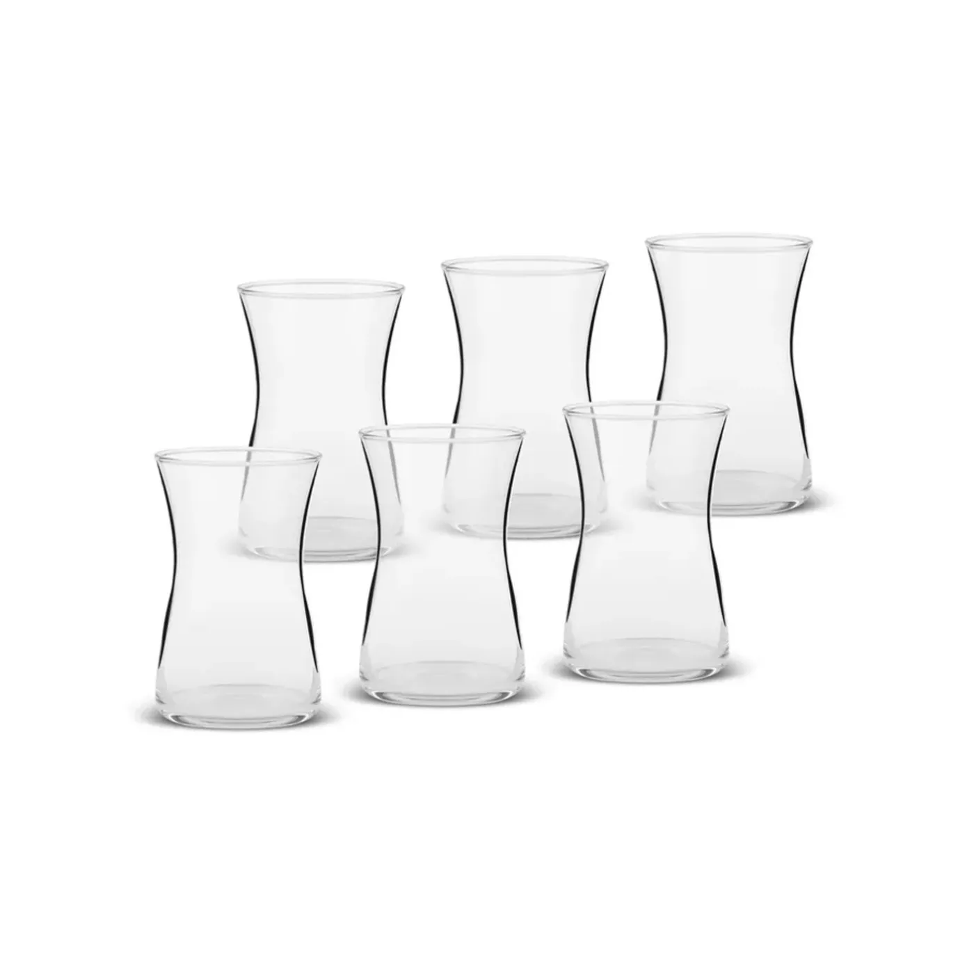 Karaca Heybeli 6-Piece Tea Glass Set for 6 People, 170ml - Image 5