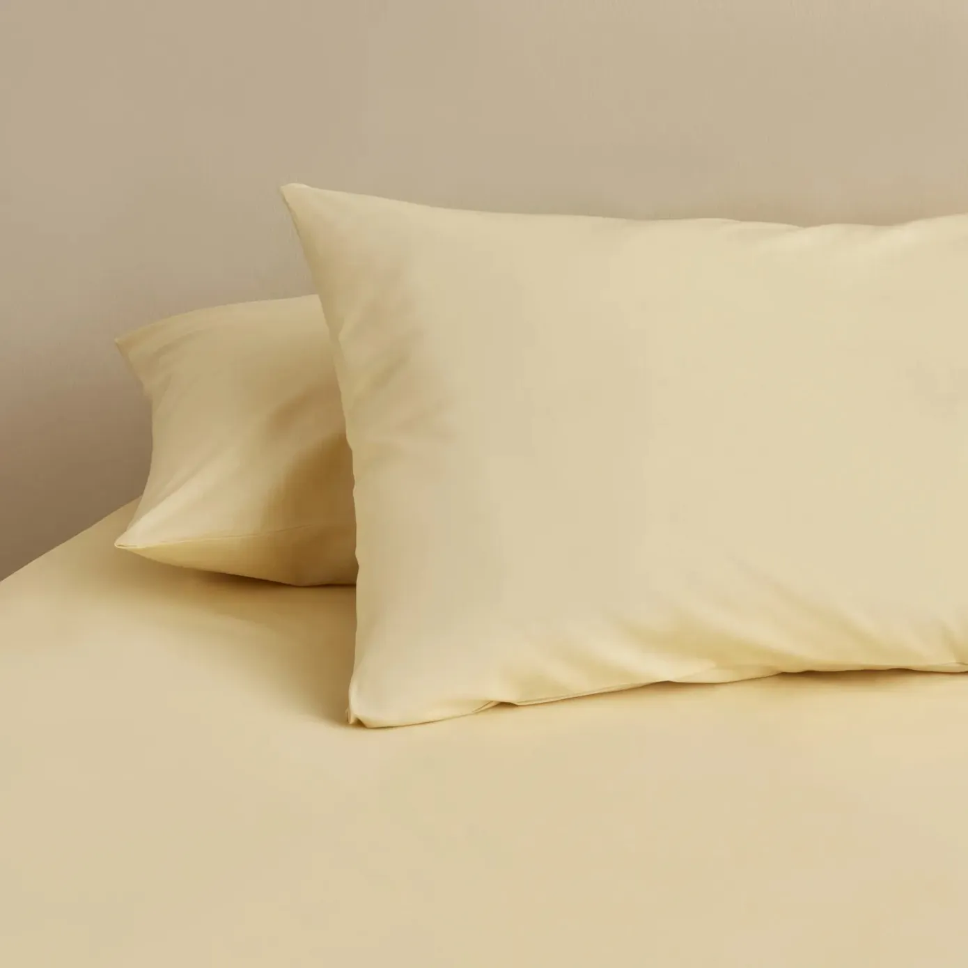 Karaca Home 2-Piece Pillowcase, 50cmx70cm, Yellow