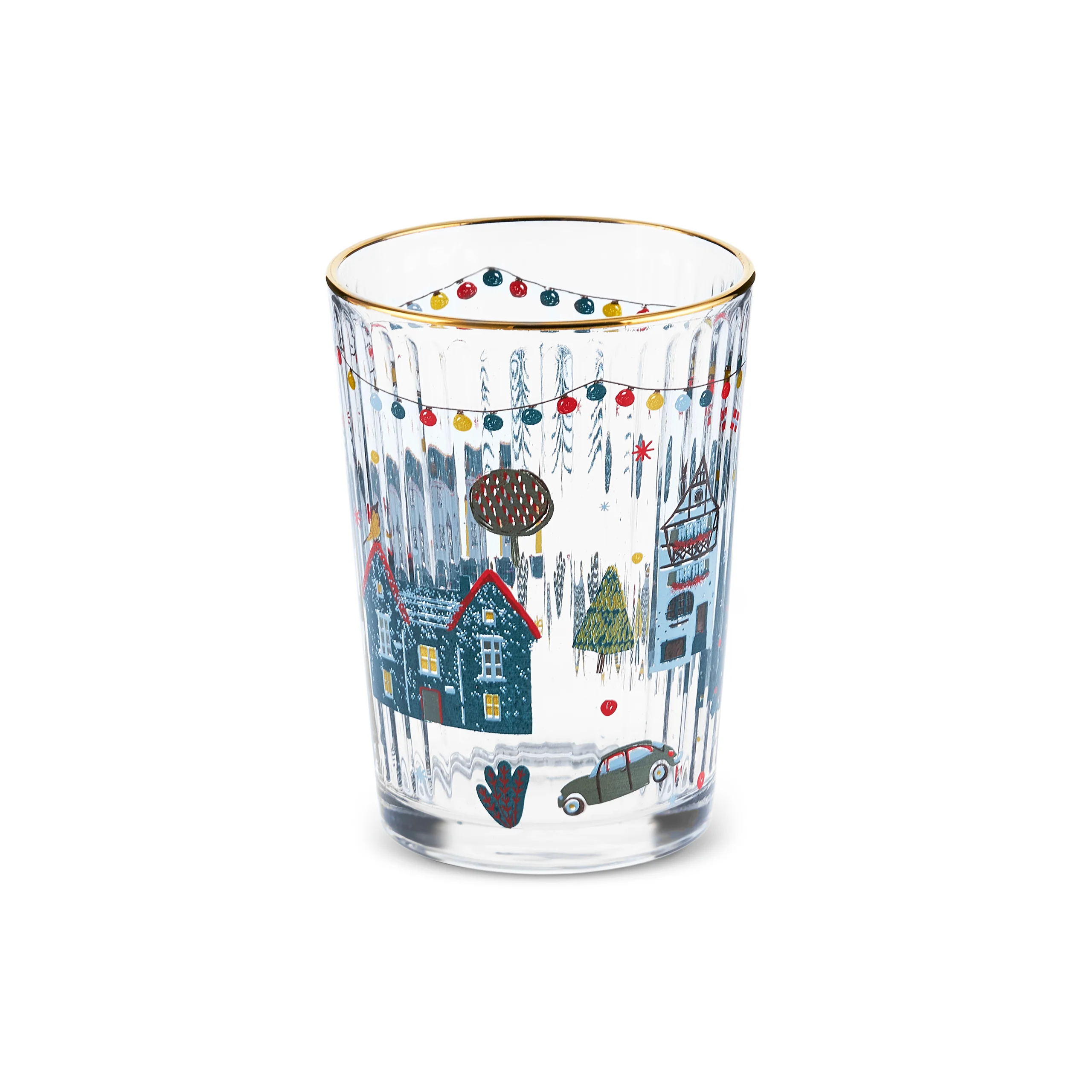 Karaca Home New Year Christmas 6-Piece Chick Glass Tumbler Set, 500ml, Multi - Image 5