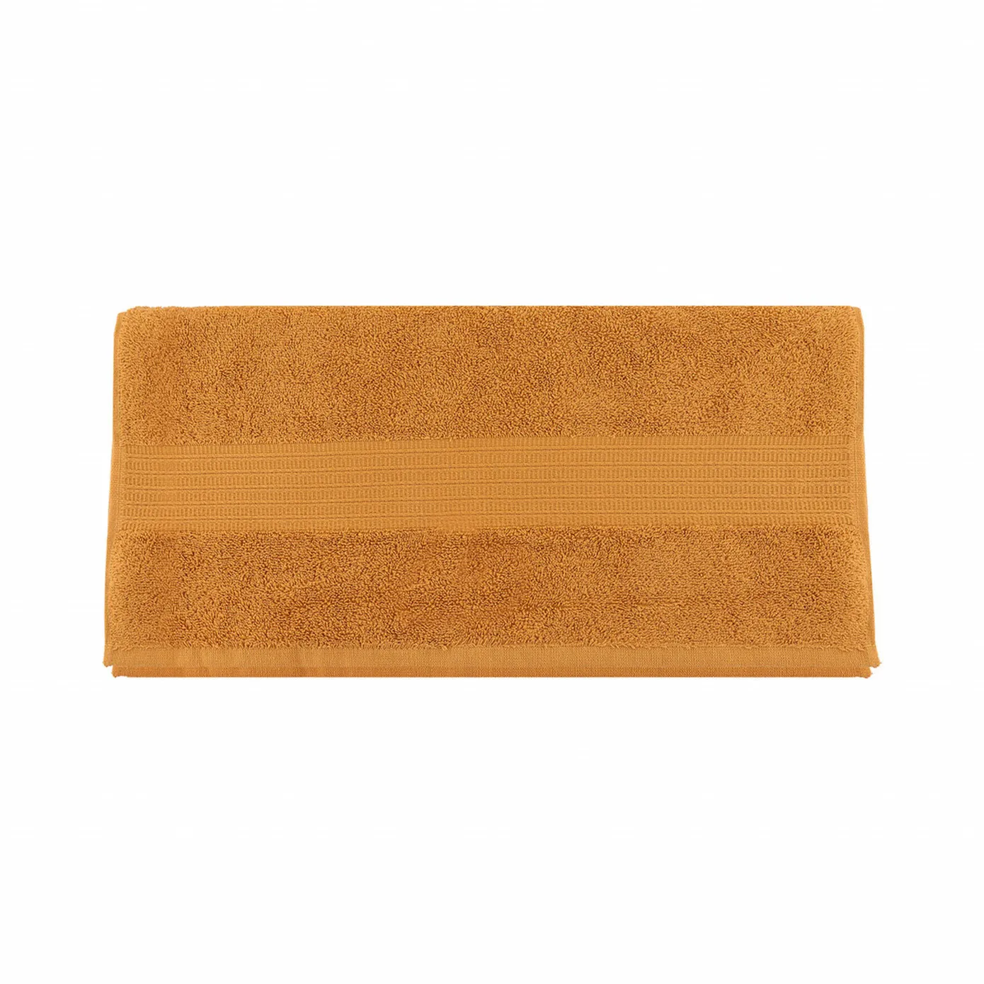 Karaca Home Back To Basic 100% Turkish Cotton Towel, 50cmx90cm, Light Mustard