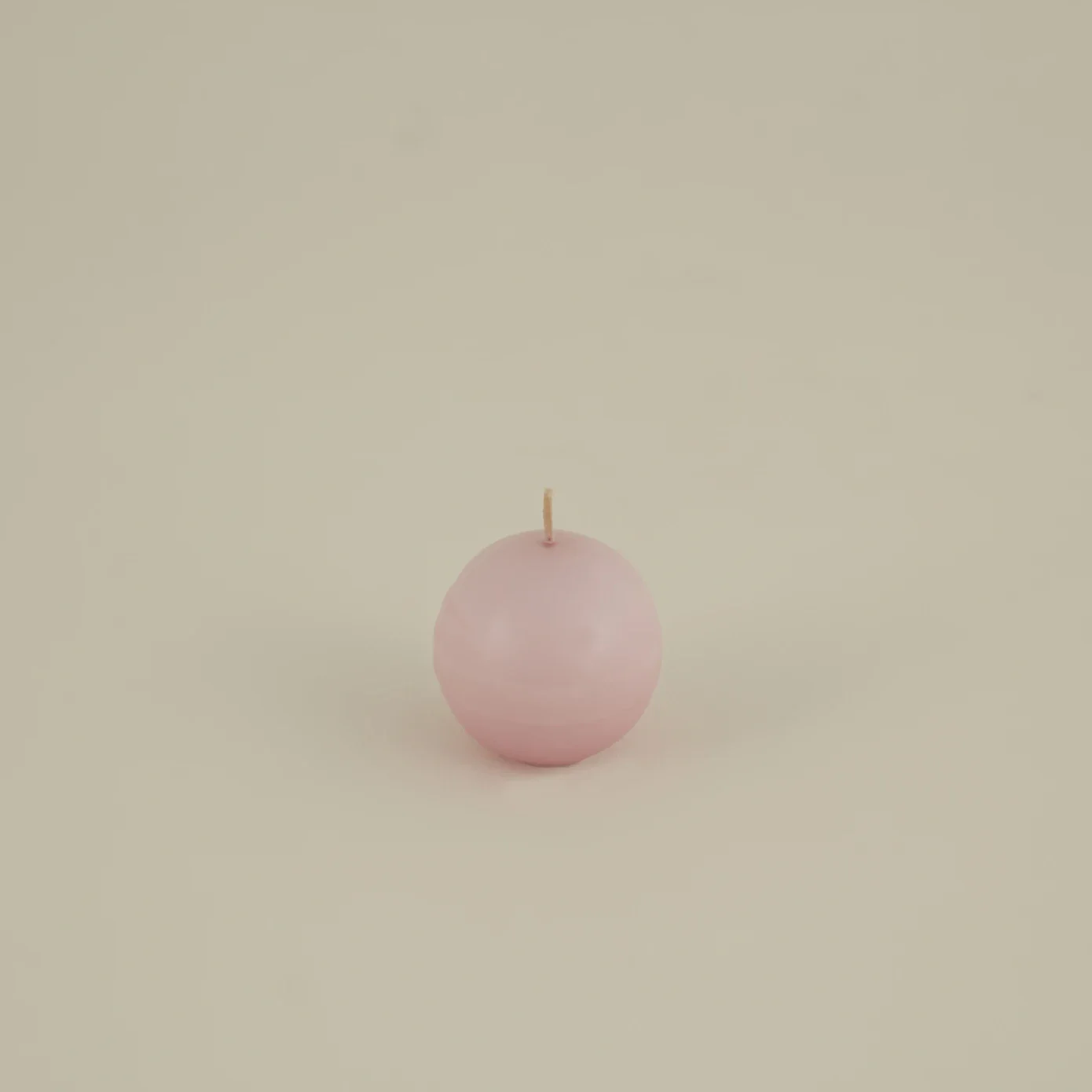 Karaca Home Ball Candle, 6cm, Light Pink - Image 2