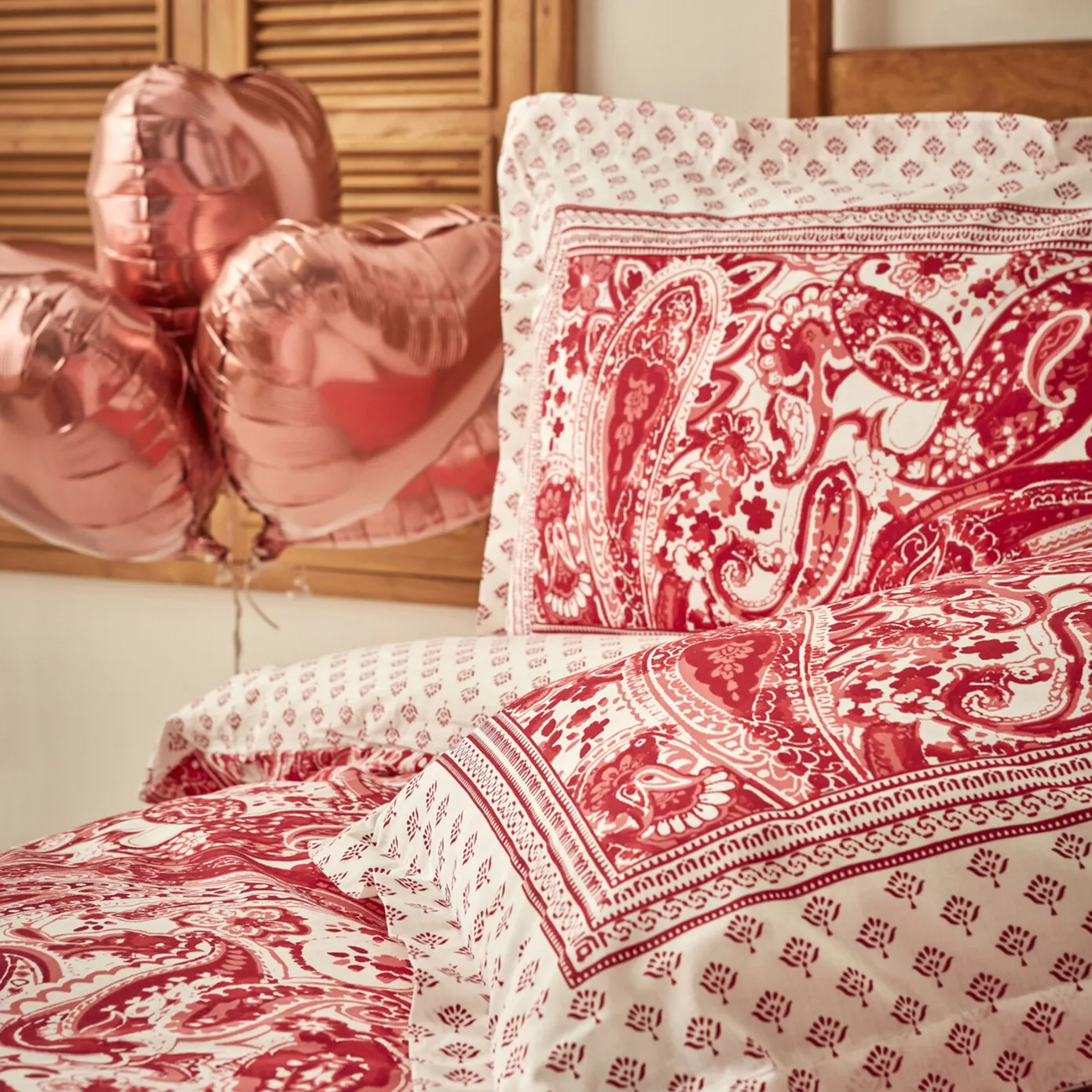 Karaca Home Bellance 100% Turkish Cotton Duvet Cover Set with Bed Sheet, Double, Multi - Image 4