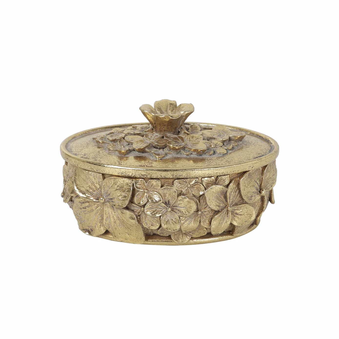 Karaca Home Coretta Gold Decorative Box, 13x10cm, Gold - Image 3