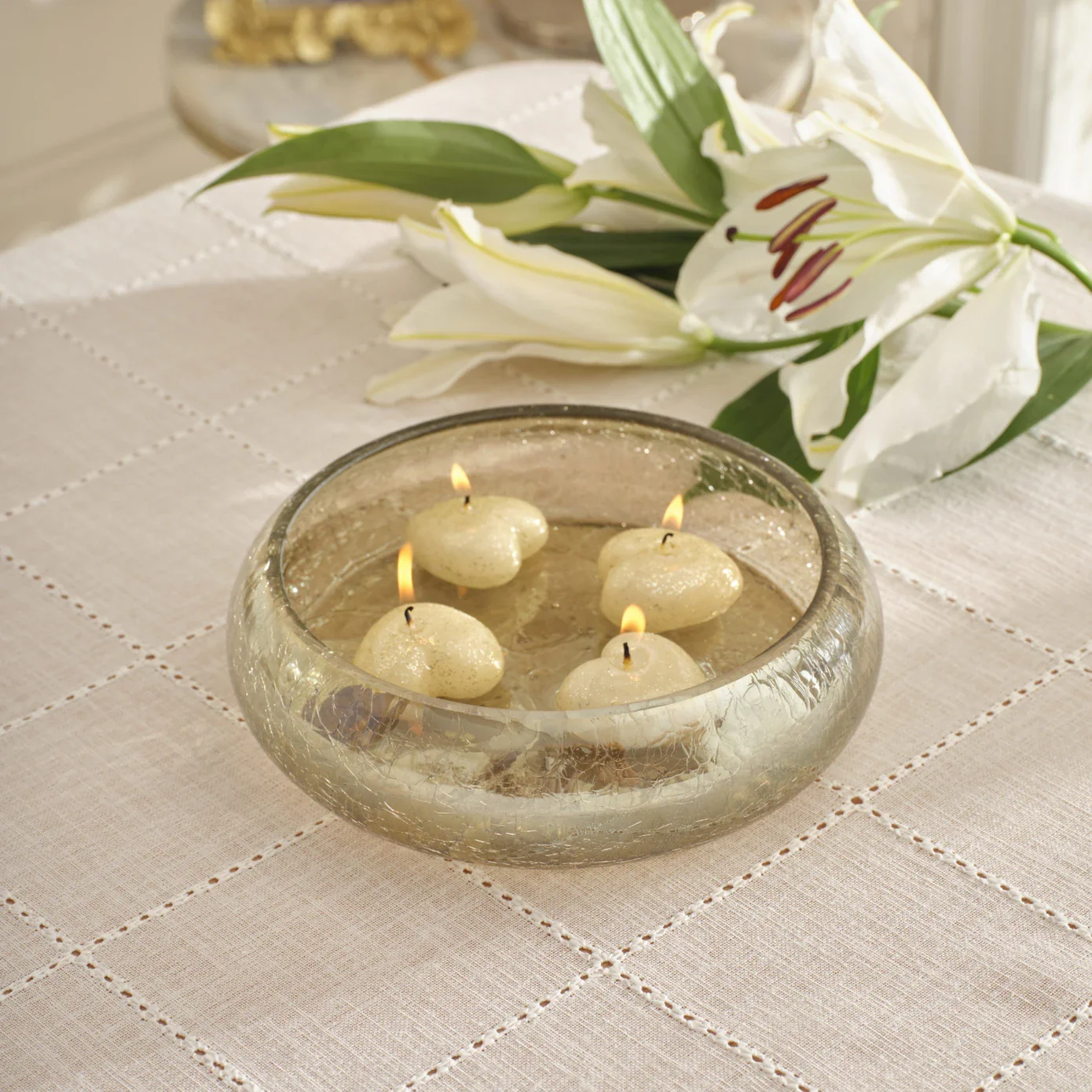 Karaca Home Ella Decorative Bowl, 24x6cm - Image 2
