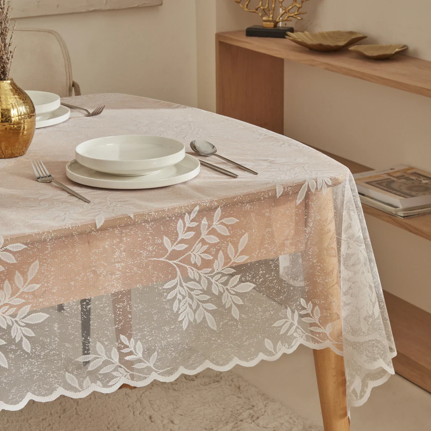 Karaca Home Hessa Tablecloth, 145x220cm, Grey