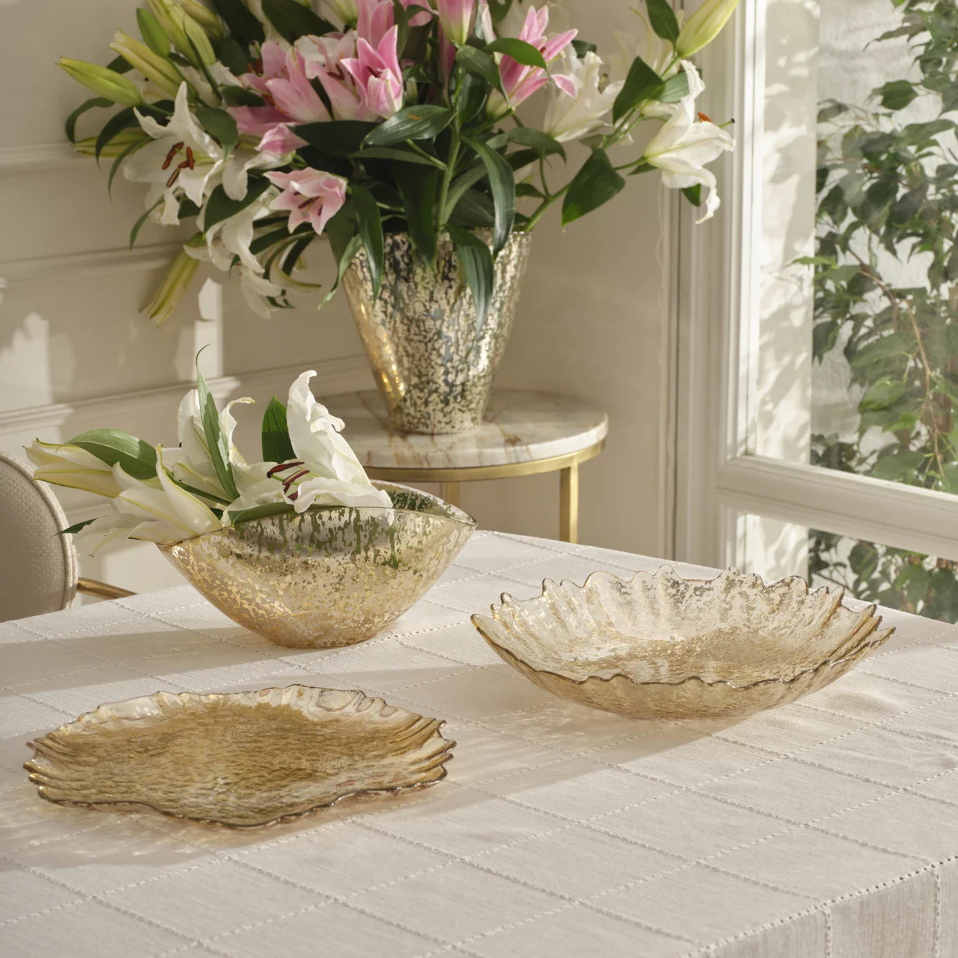 Karaca Home Jolie Decorative Plate, 31cm, Gold - Image 3
